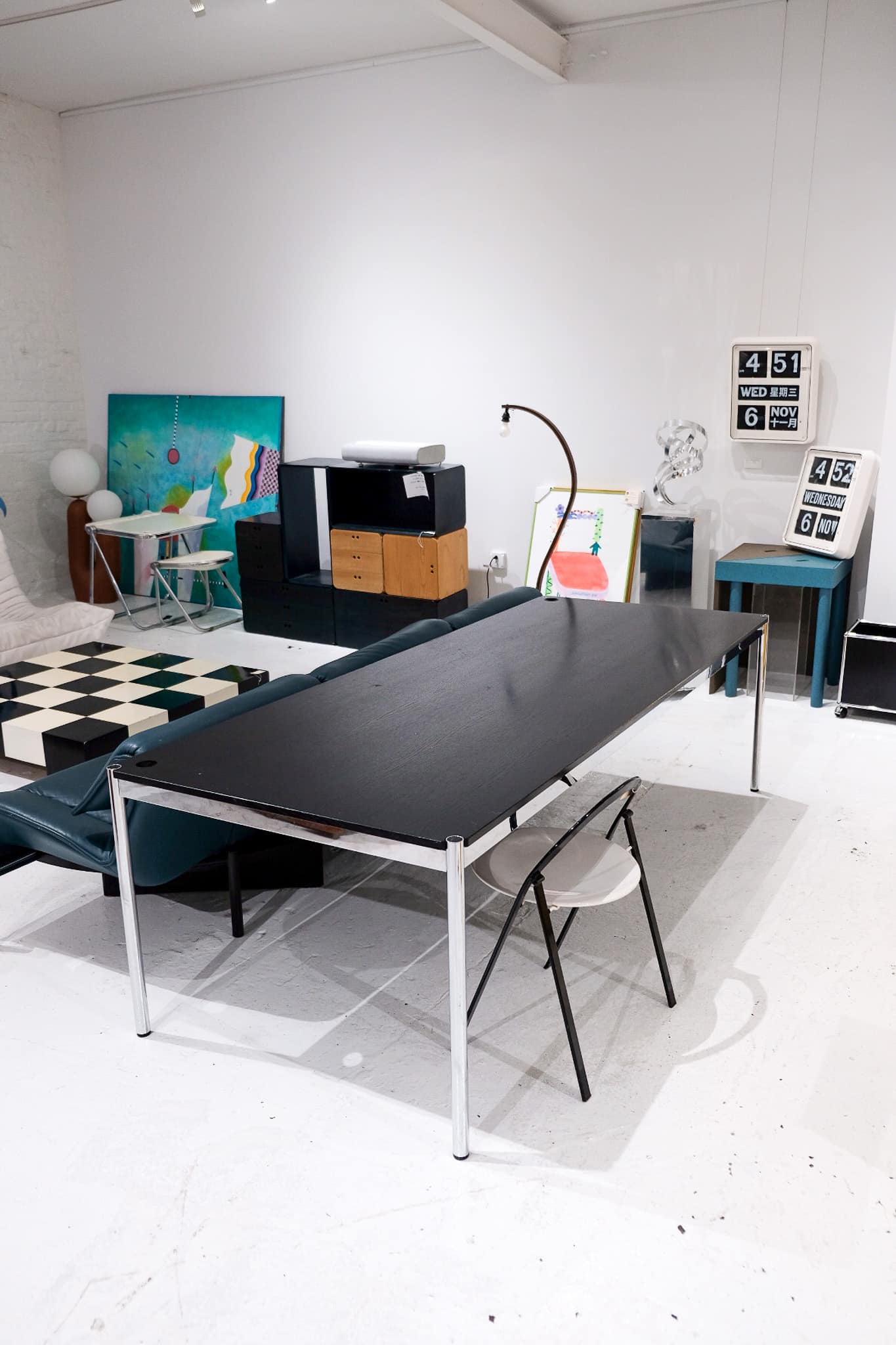 USM Haller Rectangular Wood Table - PRE-OWNED – renewfinds