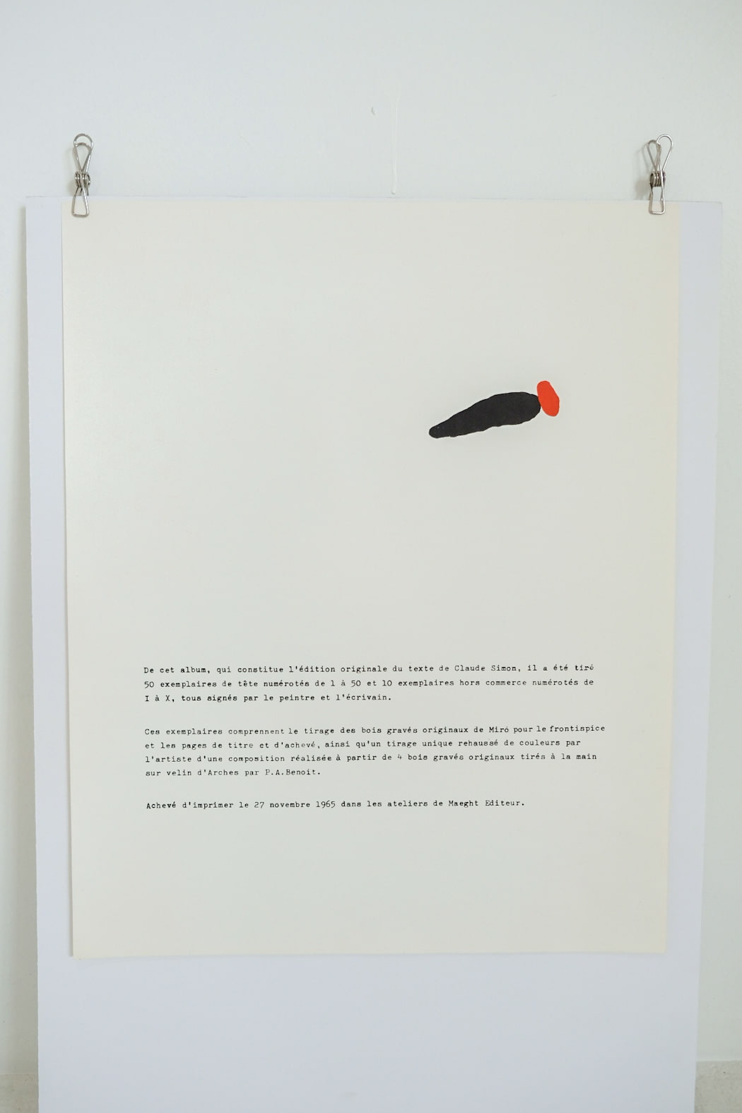 Joan Miro FEMME Inner Page