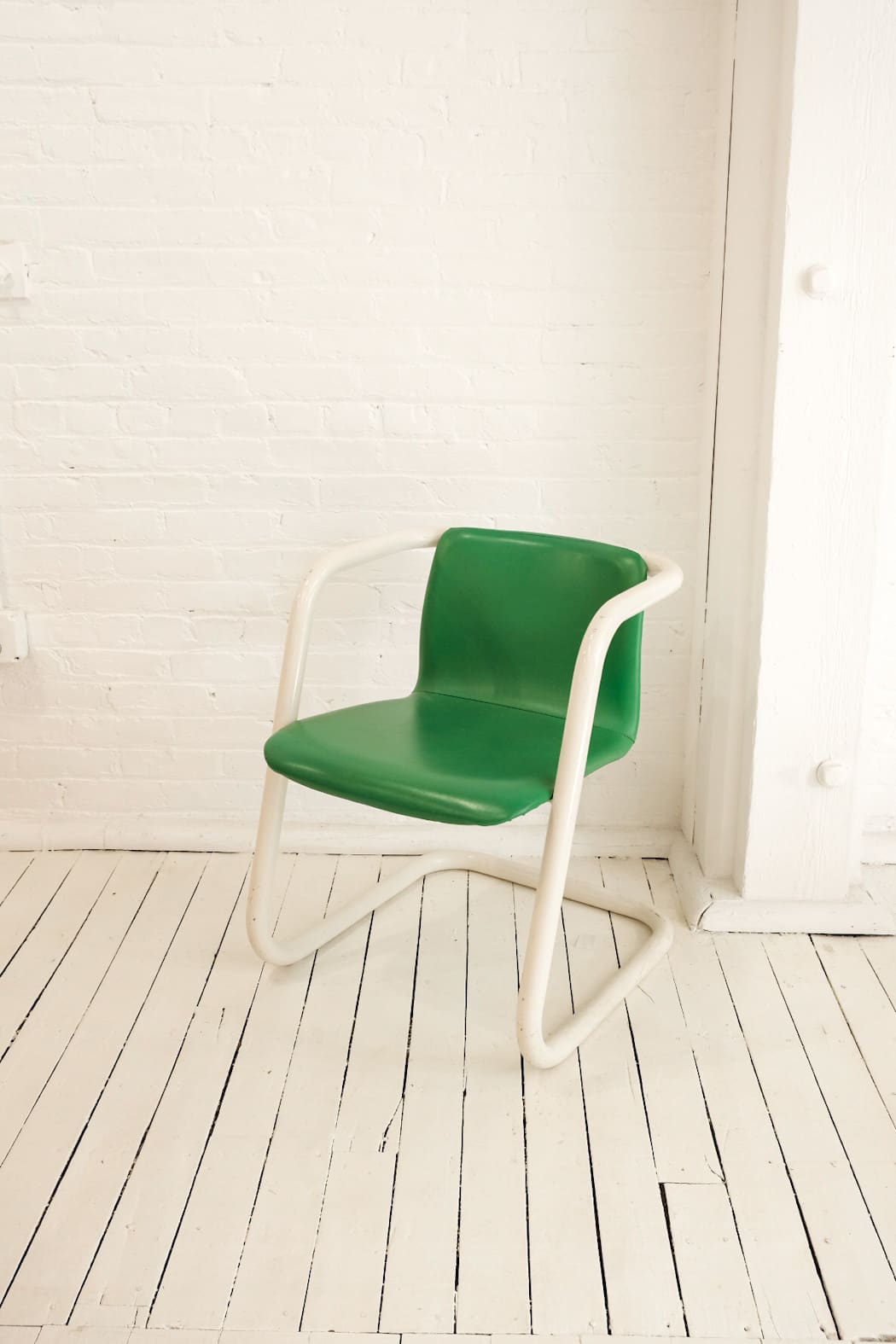 Kinetics Green Vinyl Chair RENTAL Renewfinds kinetics-green-vinyl-chair-rental-renewfinds