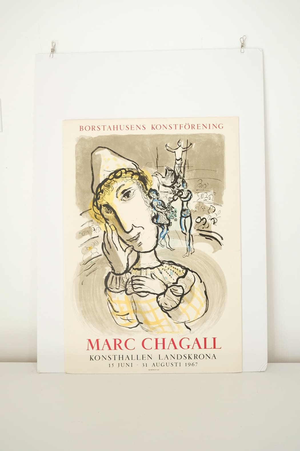 Marc Chagall The Circus With The Yellow Clown Lithograph – renewfinds