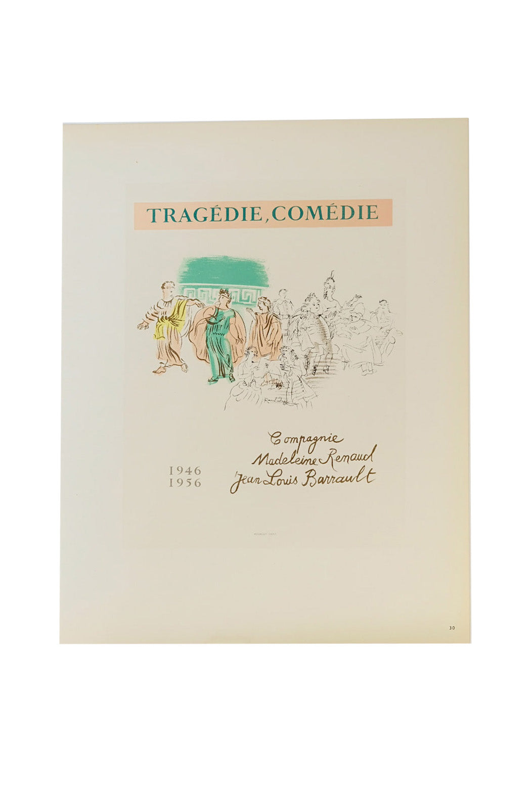 Raoul Dufy Tragedie, Comédie Jean Louis Barrault Page 30