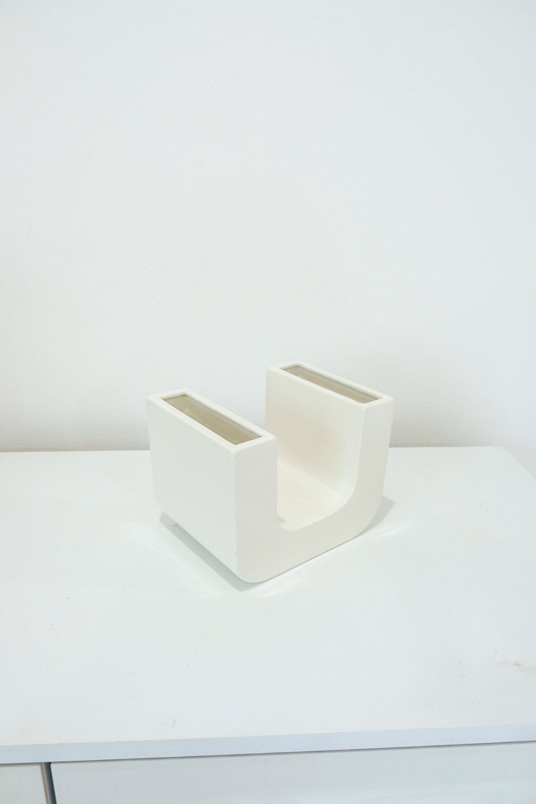 U-Shaped Vase by Dino Spagnolo for Sicart