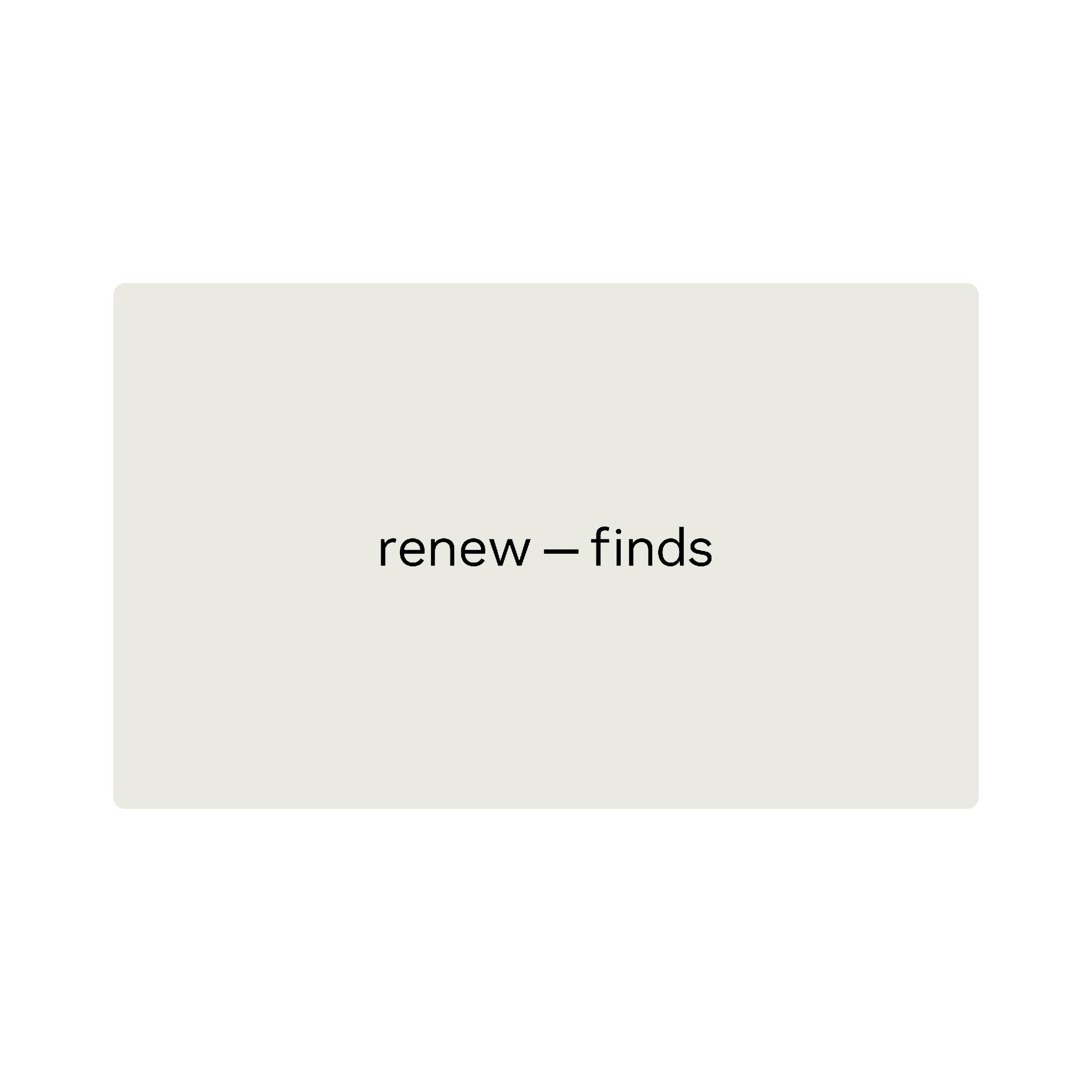 Renewfinds Gift Card