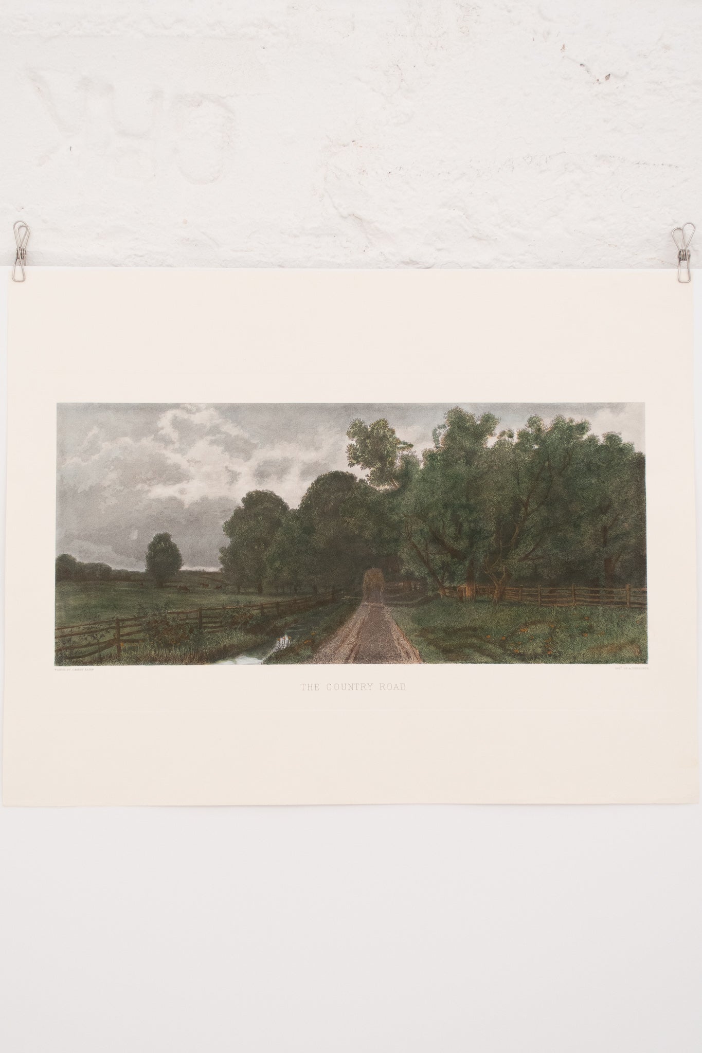 A. Drescher "The Country Road" Print