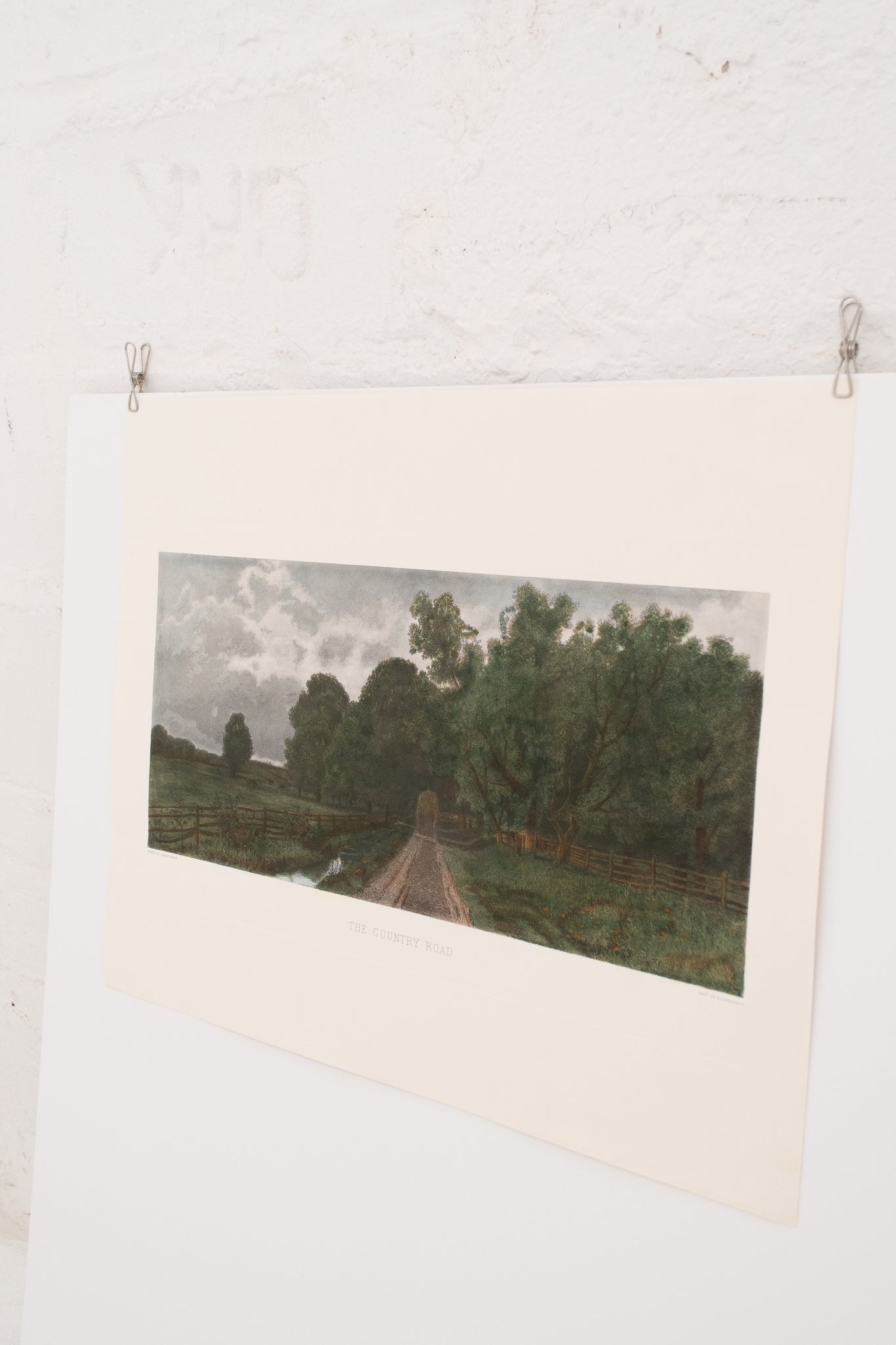 A. Drescher "The Country Road" Print