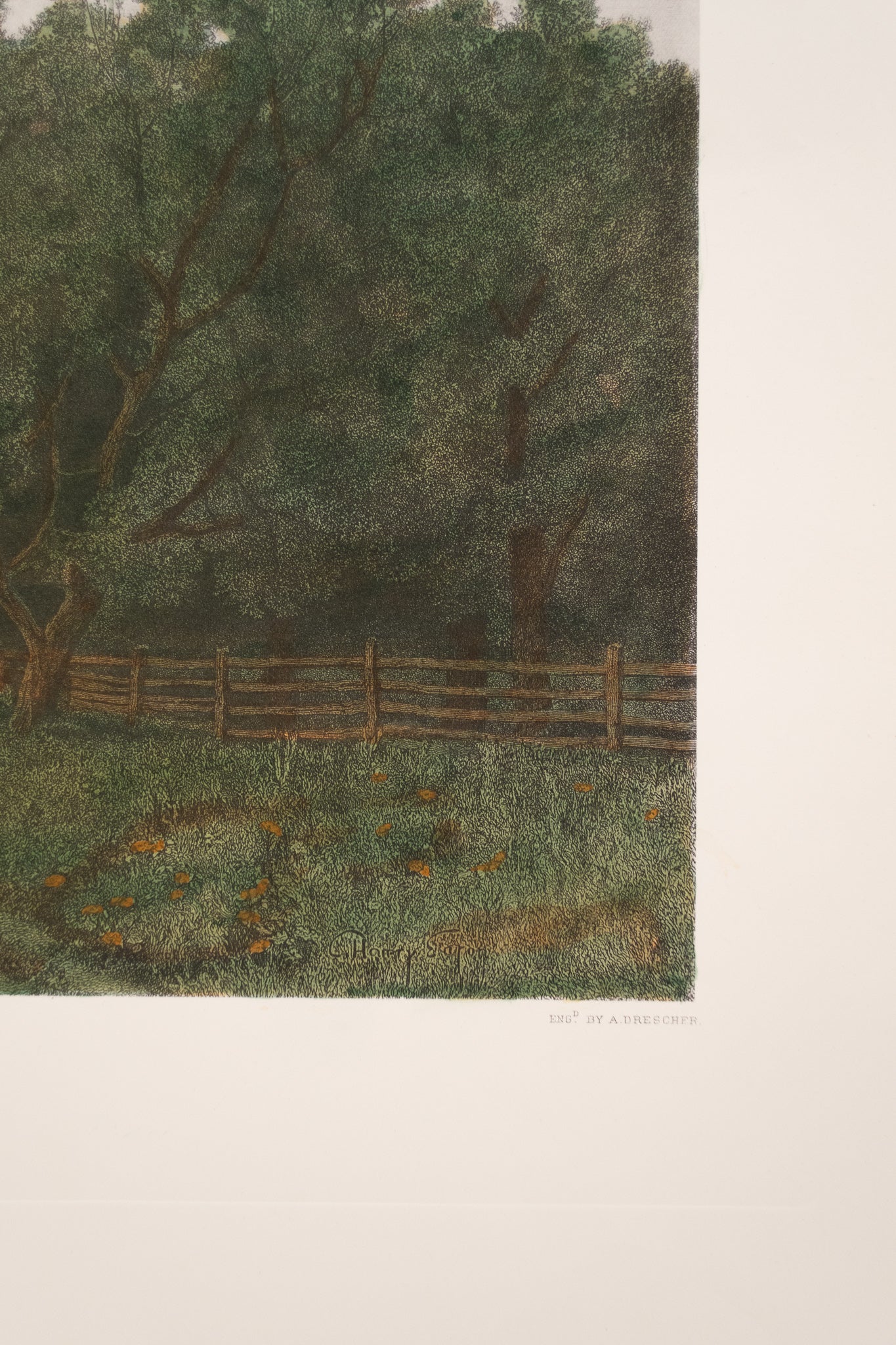 A. Drescher "The Country Road" Print