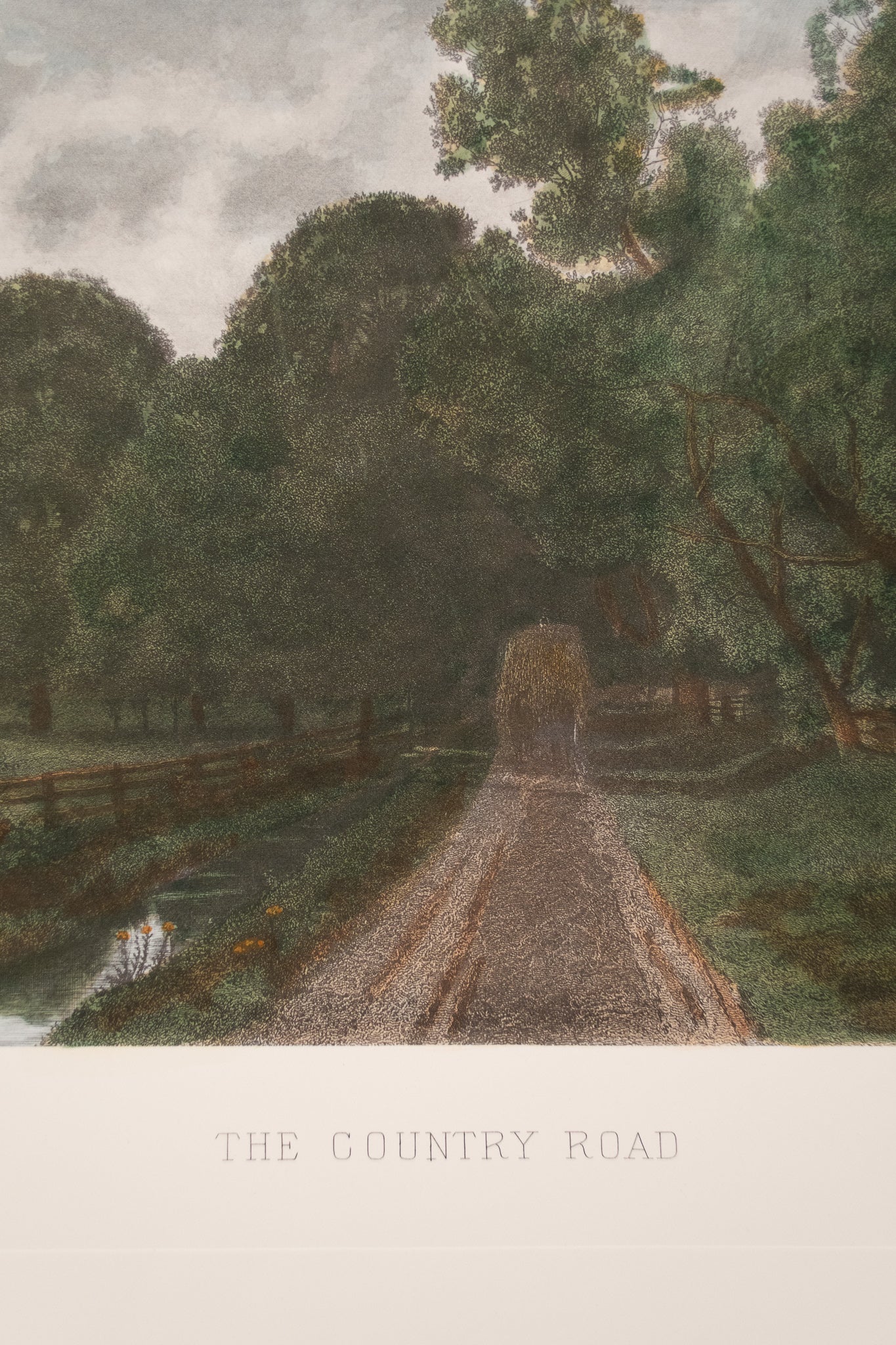 A. Drescher "The Country Road" Print