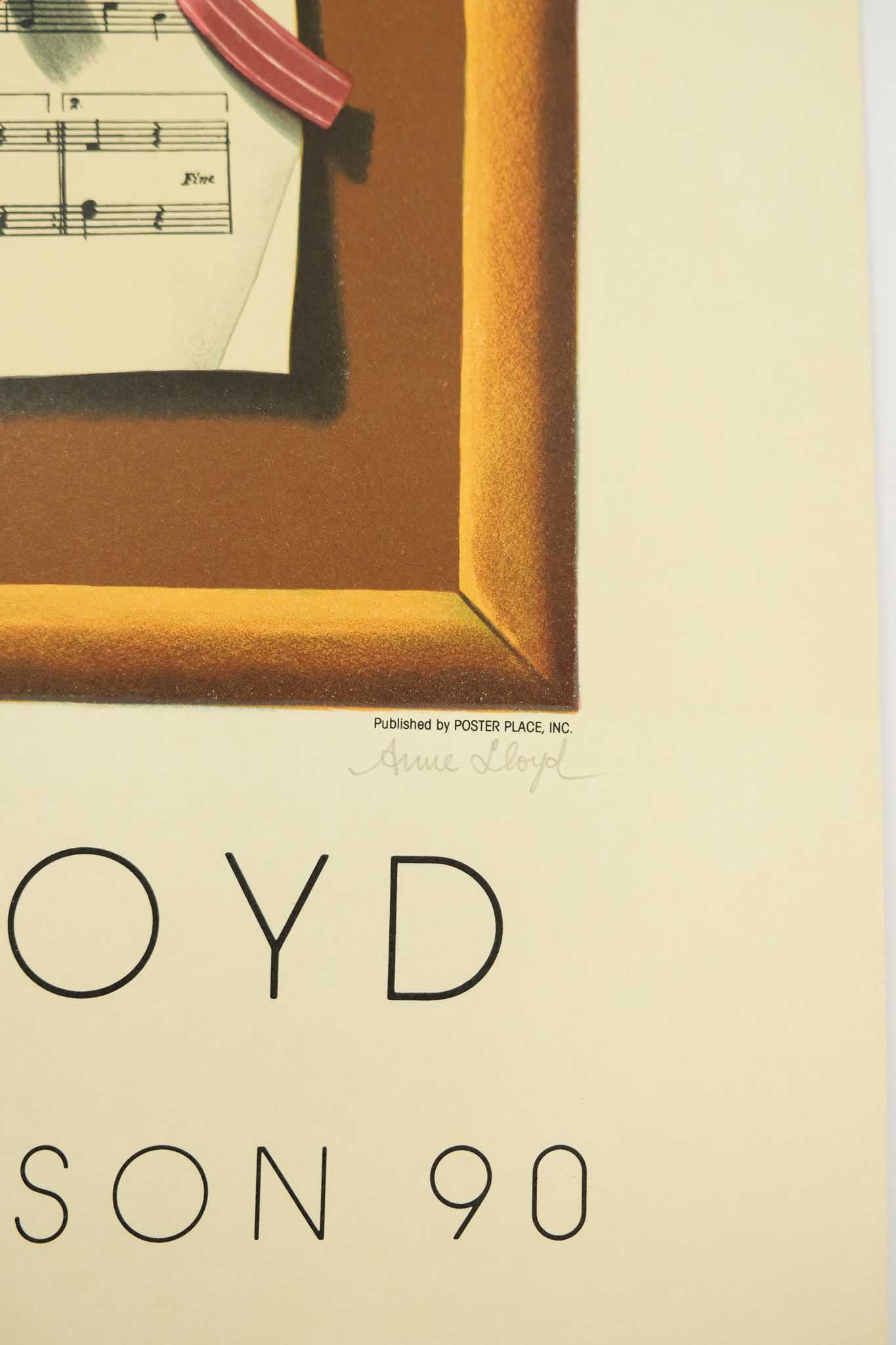 Anne Lloyd Hand Signed Gallery Madison 1990 Print