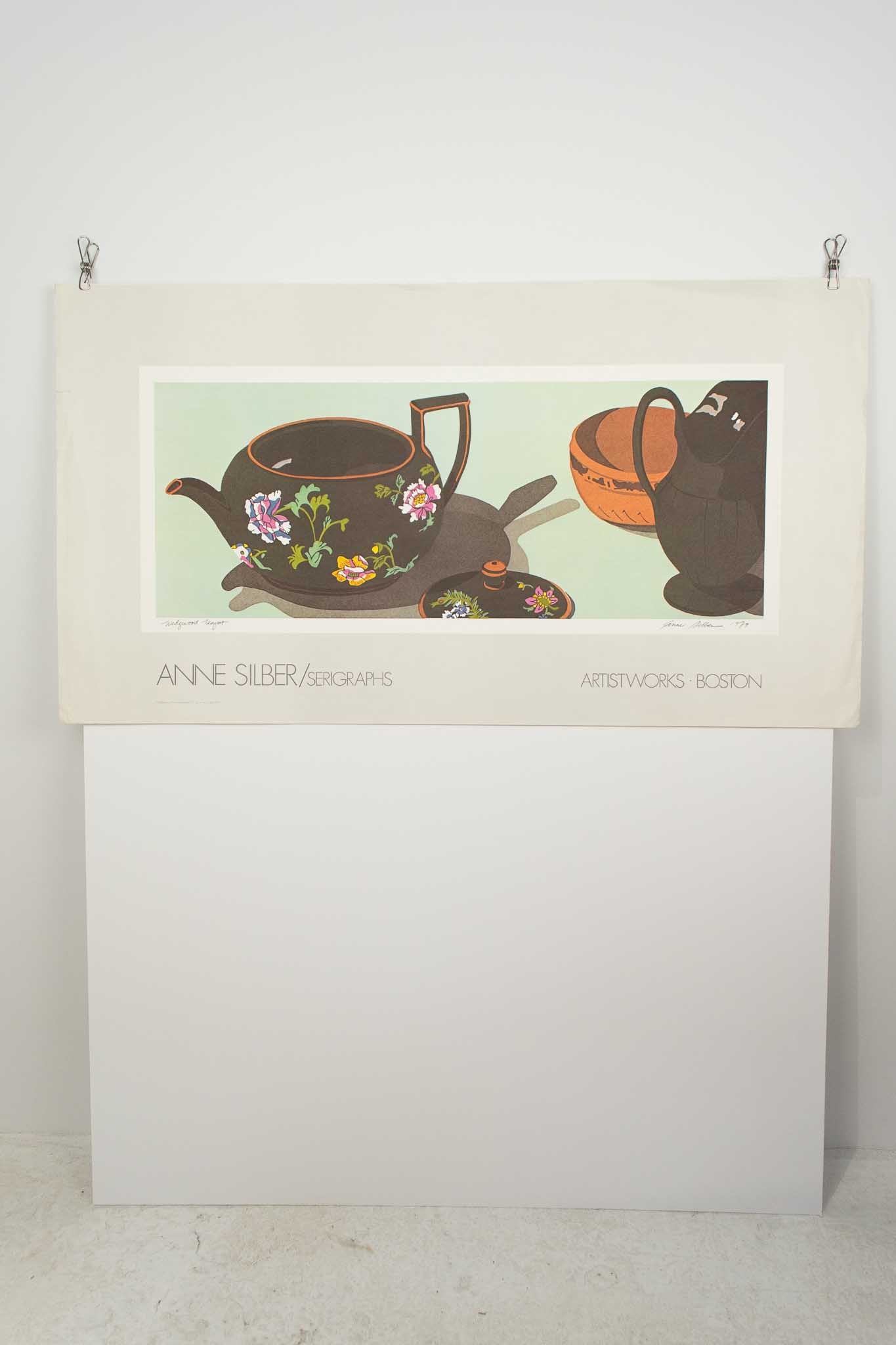 Anne Silber 1979 "Wedgewood Teapot" Print