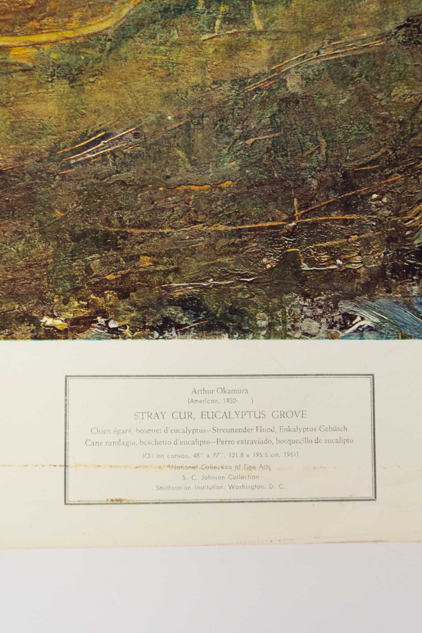 Arthur Okamura "Stray Cur, Eucalyptus Grove" Print