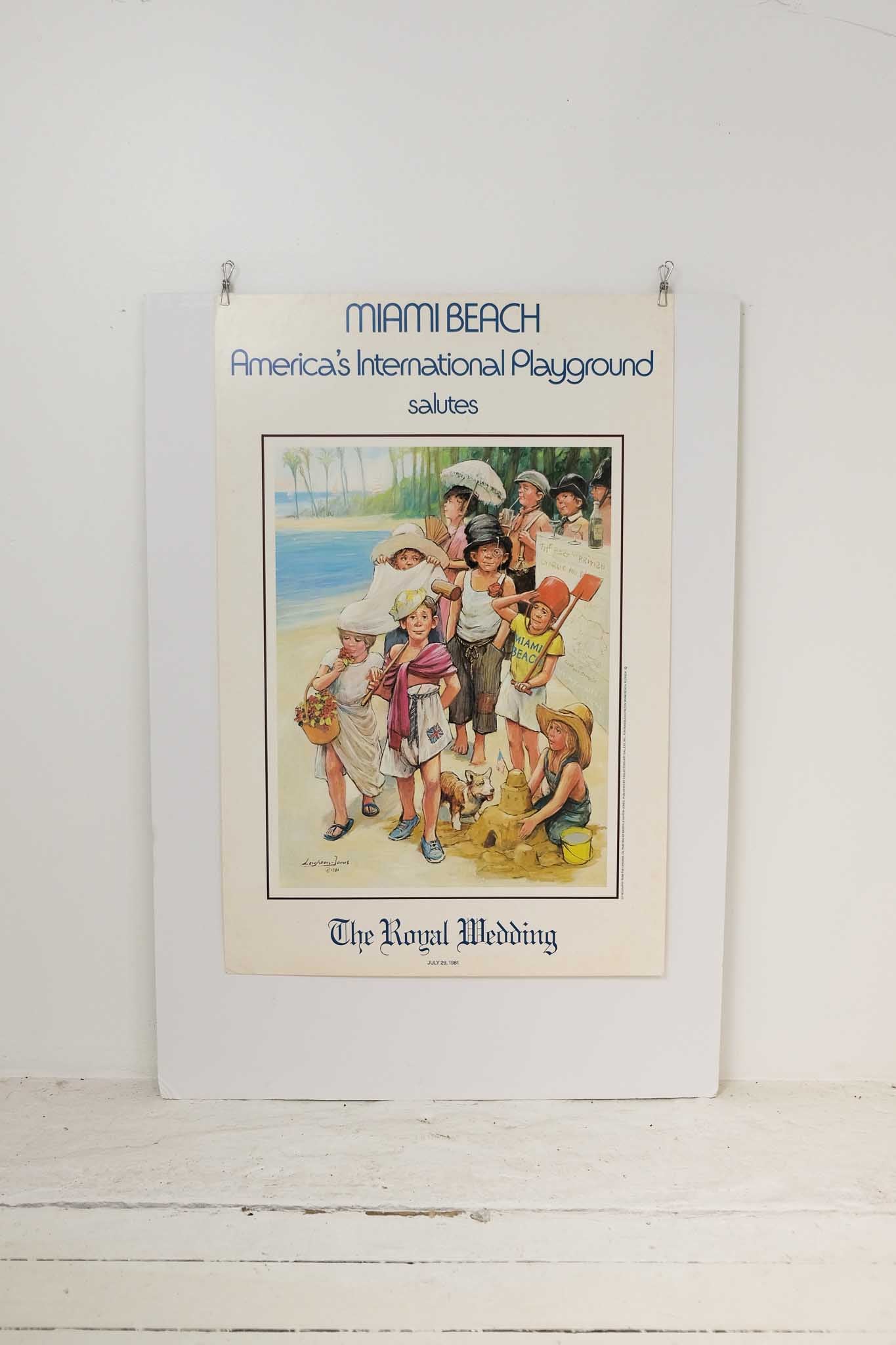 Barry Leighton-Jones Miami Beach "The Royal Wedding" 1981