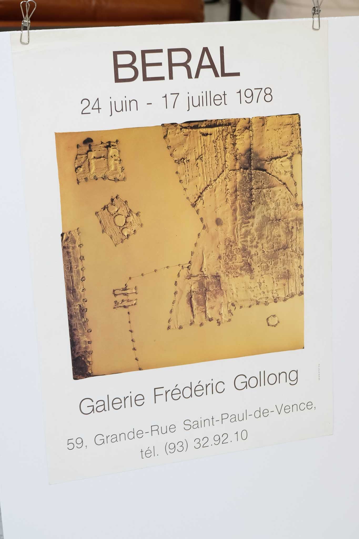 Beral Galerie Frederic Gollong Print