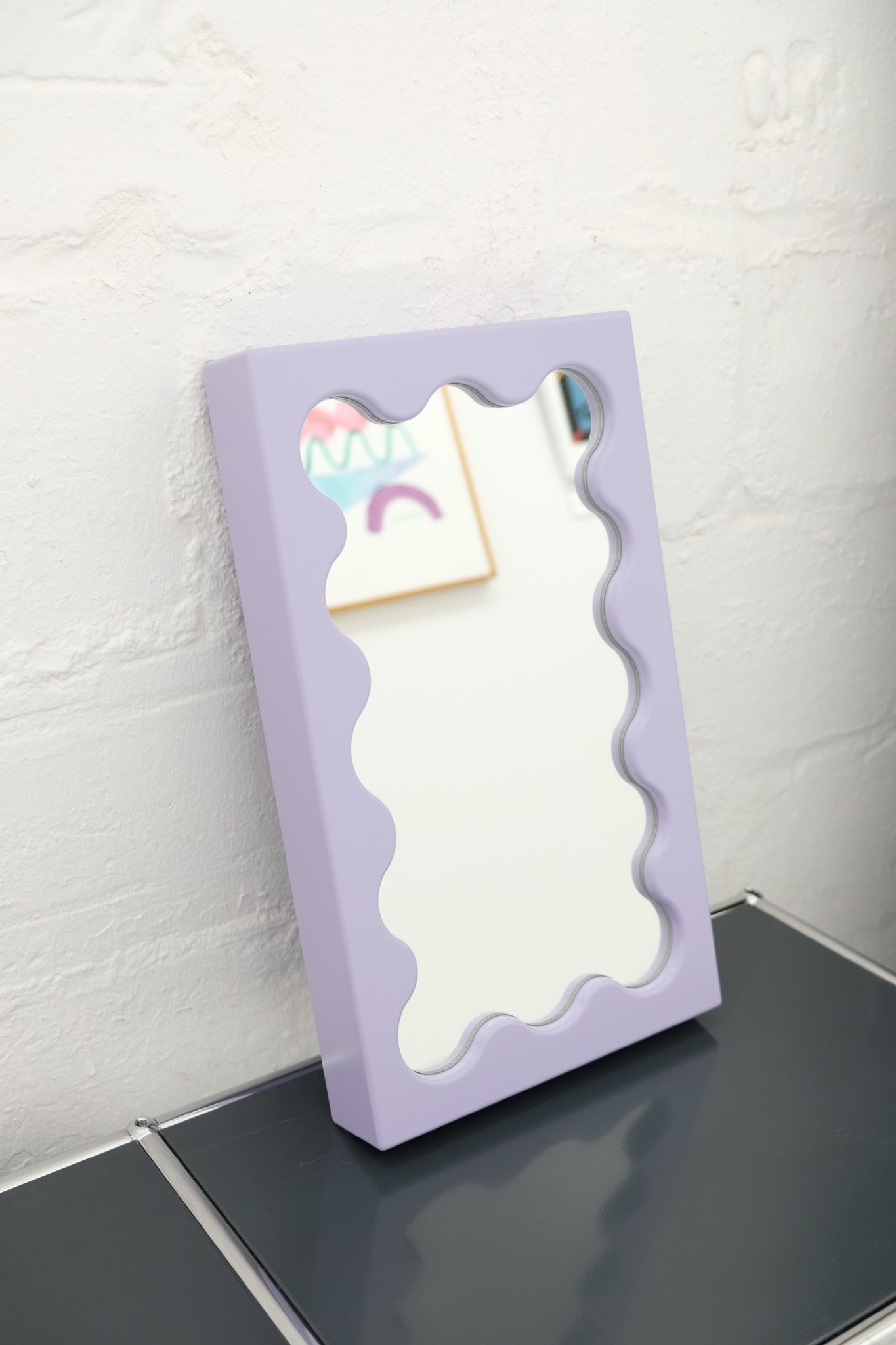 Lilac Curvy Micro Mirror