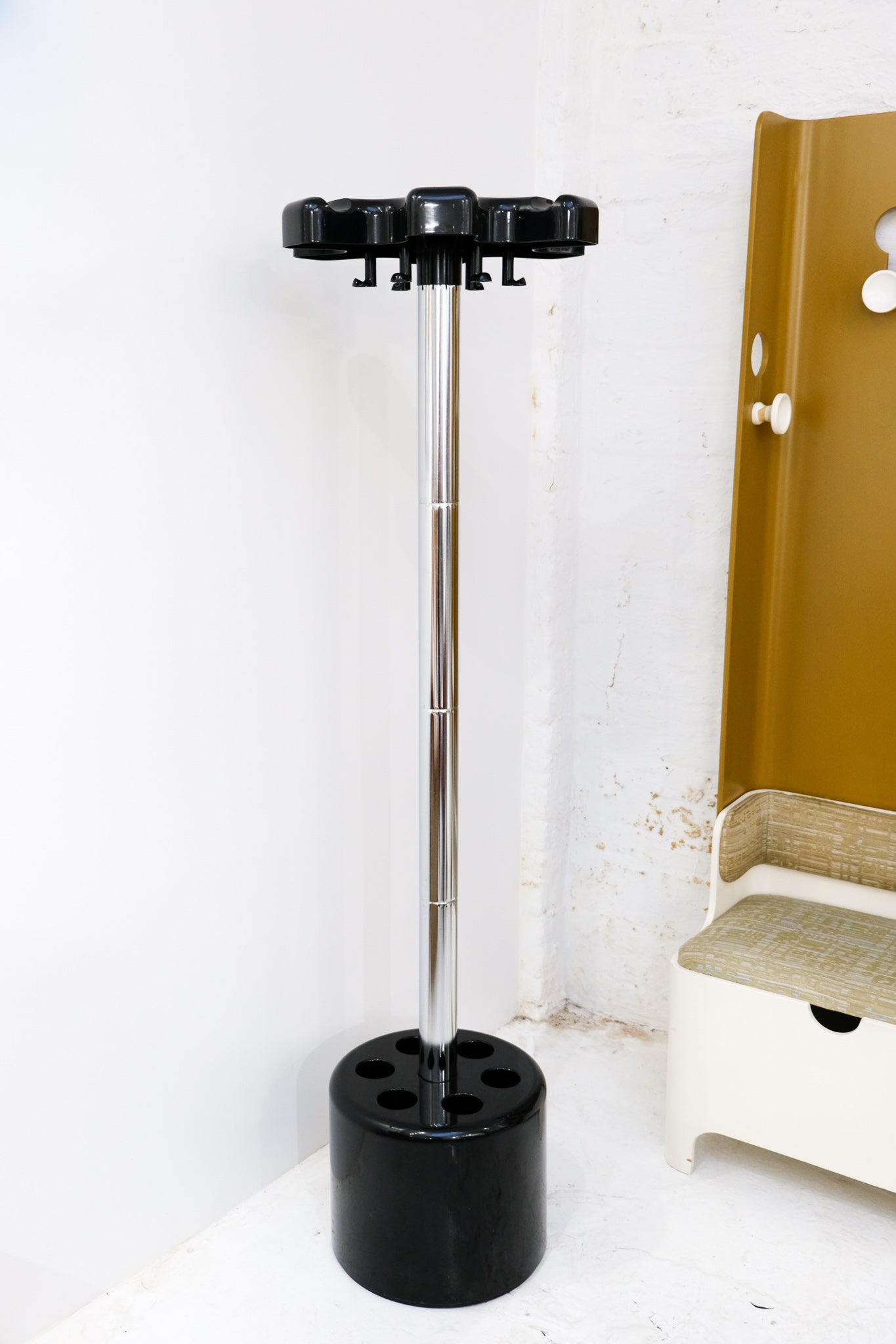 Black Coat Stand by Robert Lucchi & Paolo Orlandini 1970s: RENTAL