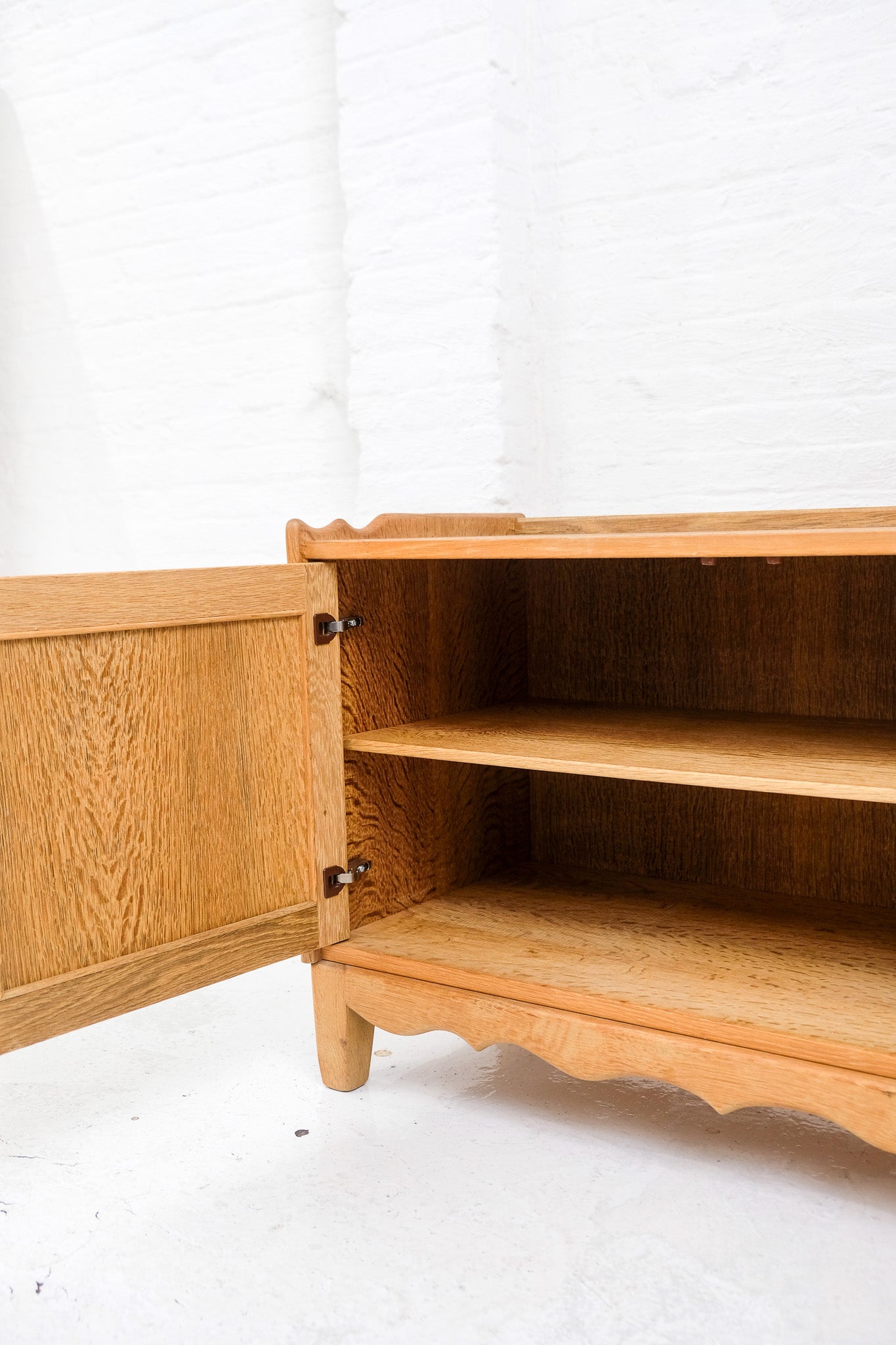 Danish Modern 1960s Oak Cabinet by Henning Kjærnulf
