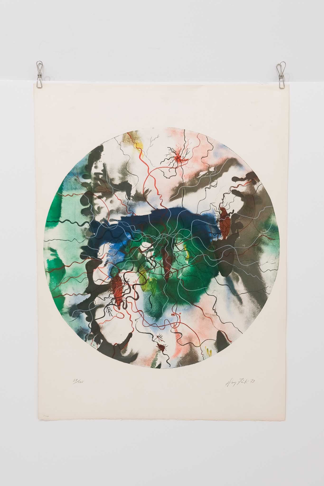 Don Fink 1973 Lithograph Print