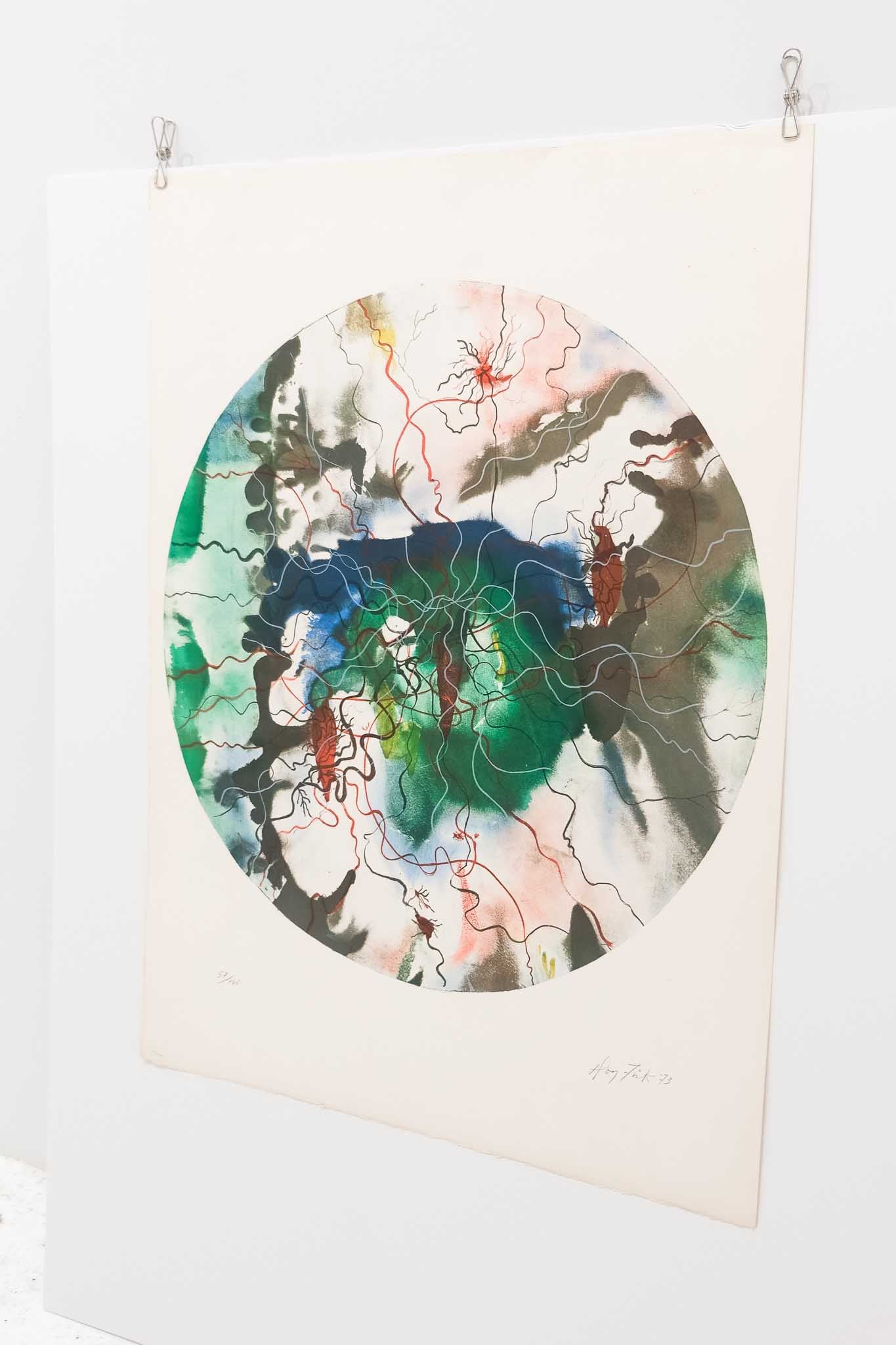 Don Fink 1973 Lithograph Print