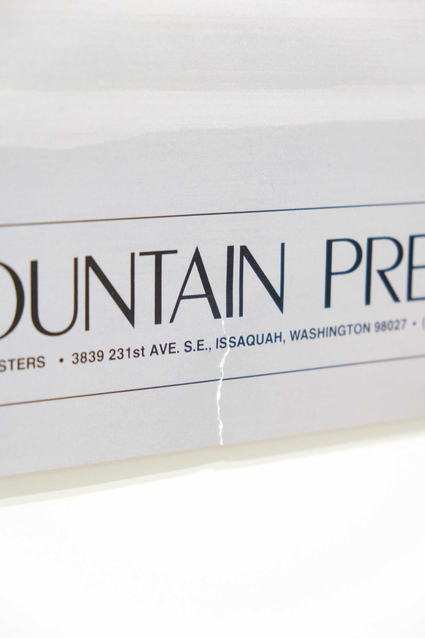 Doug Danz Tiger Mountain Press Print