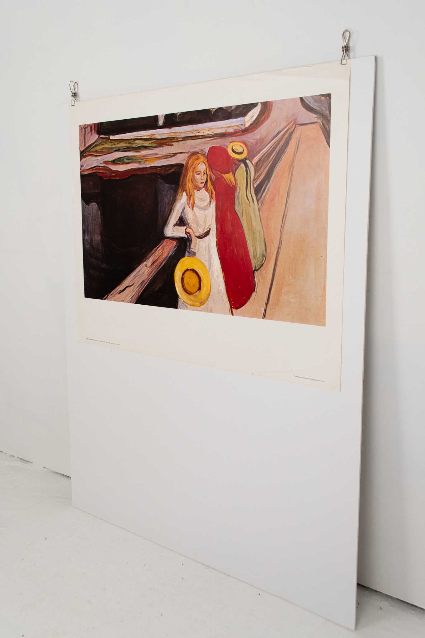 Edvard Munch "Girl on a Bridge" Print