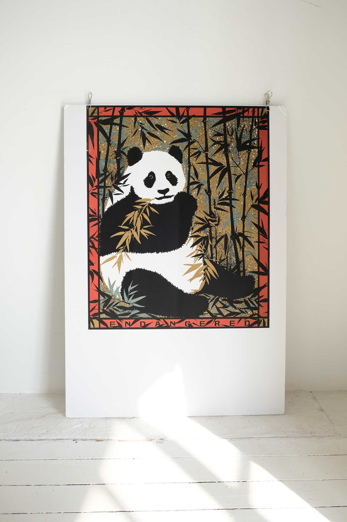Felice Regan Endangered Panda print