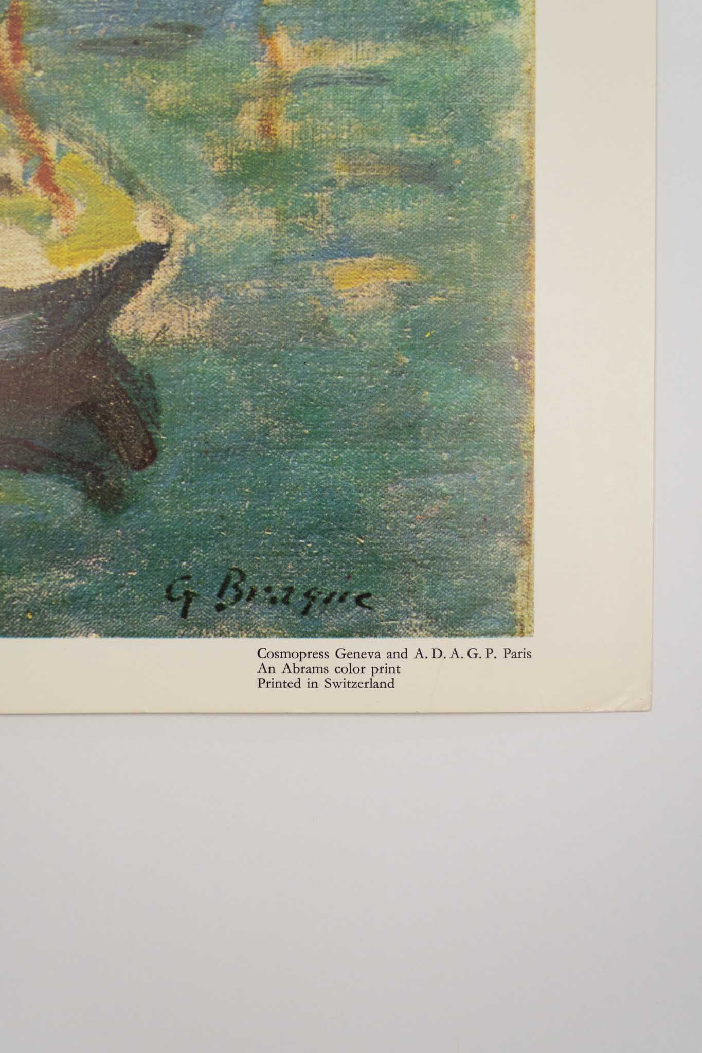 Georges Braque "Ships in the Port of Le Havre" Print