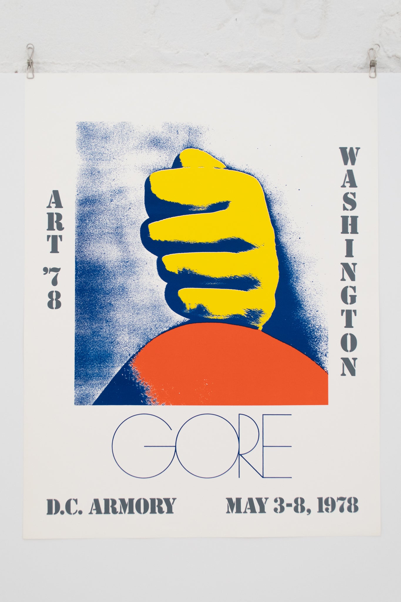 Gore D.C. Armory 1978 Lithograph Print