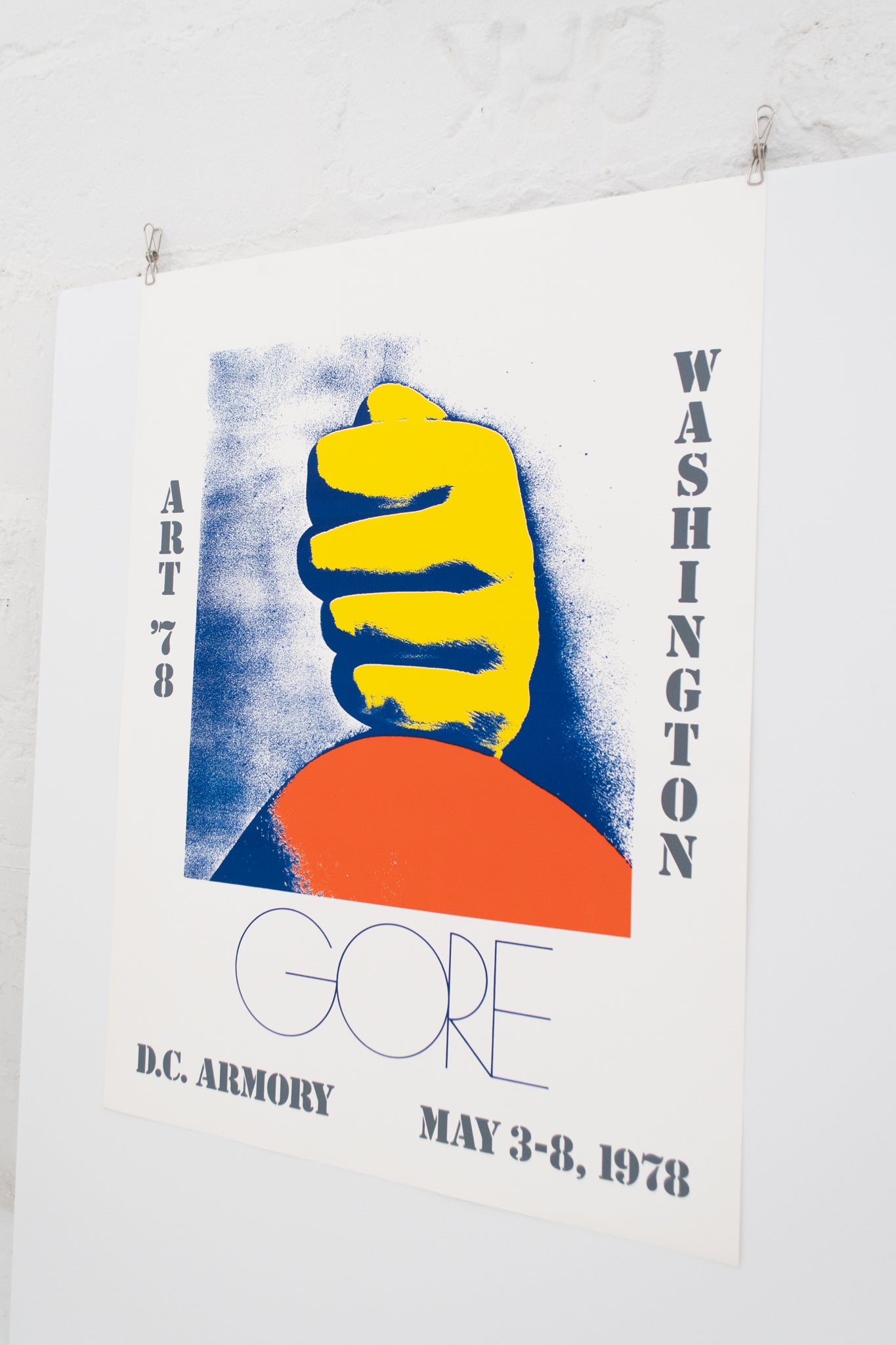 Gore D.C. Armory 1978 Lithograph Print