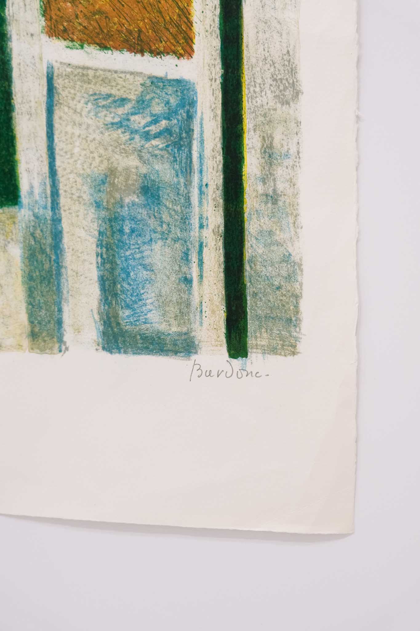 Guy Bardone "Reflets A Bandol" Lithograph Print