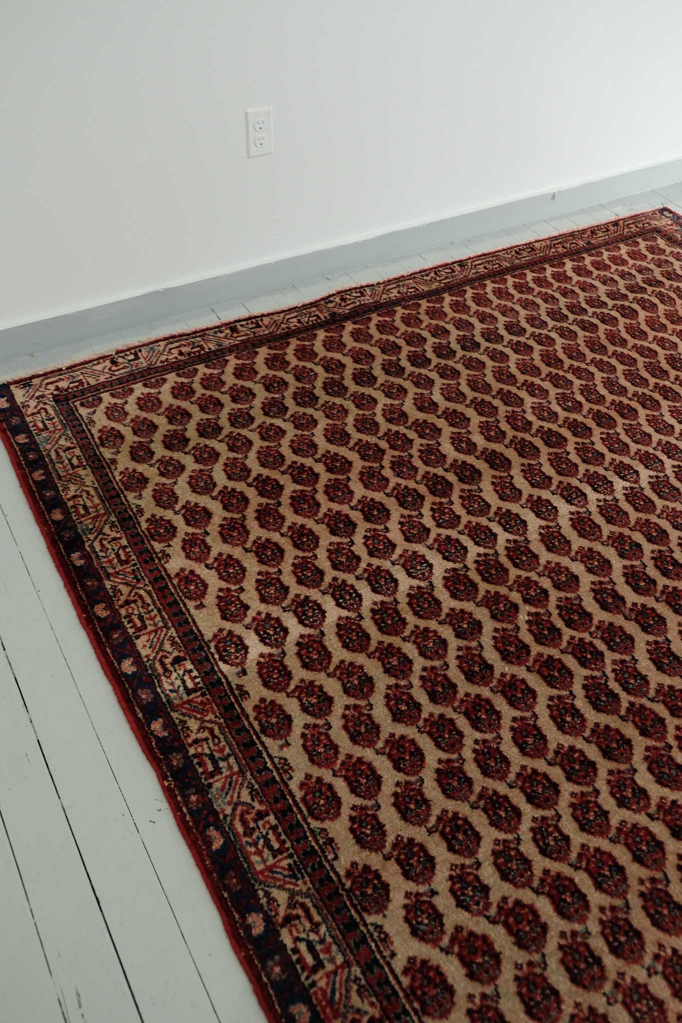 Hand Woven Bukhara Wool Area Rug 7'6" x 10'5"