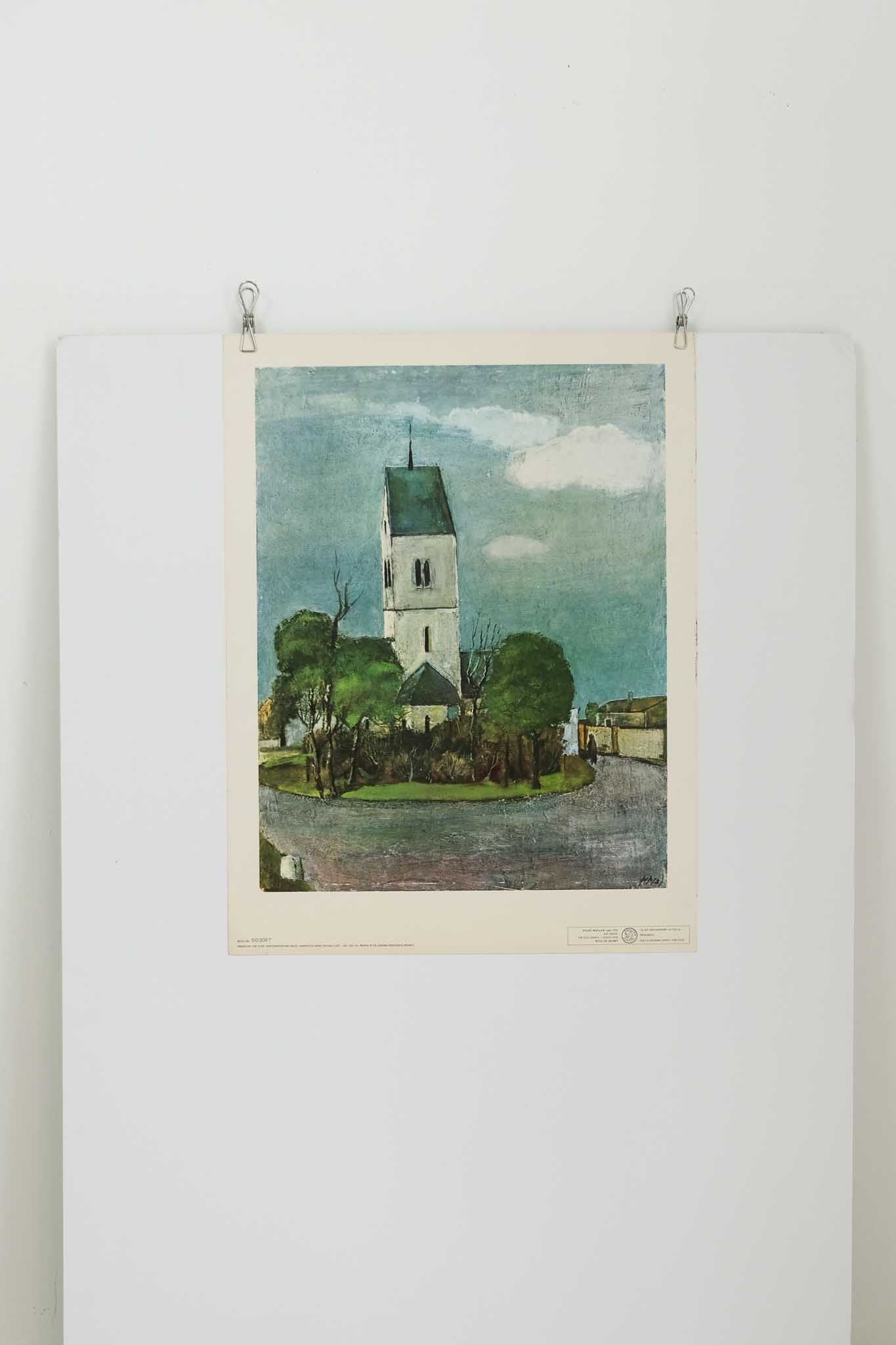 Heinz Muller "The Old Church" Print