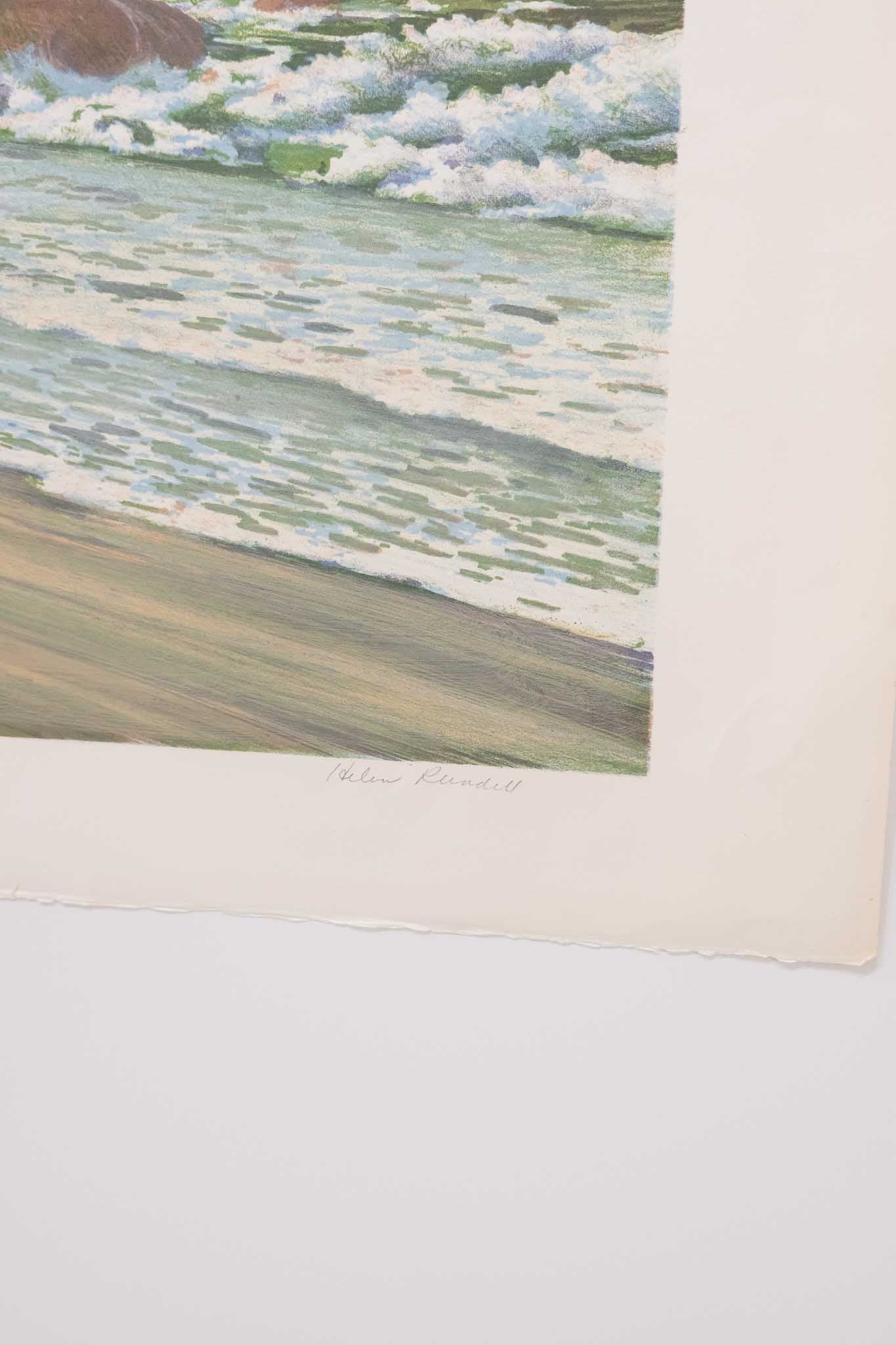 Helen Rundell "Shore" Lithograph Print