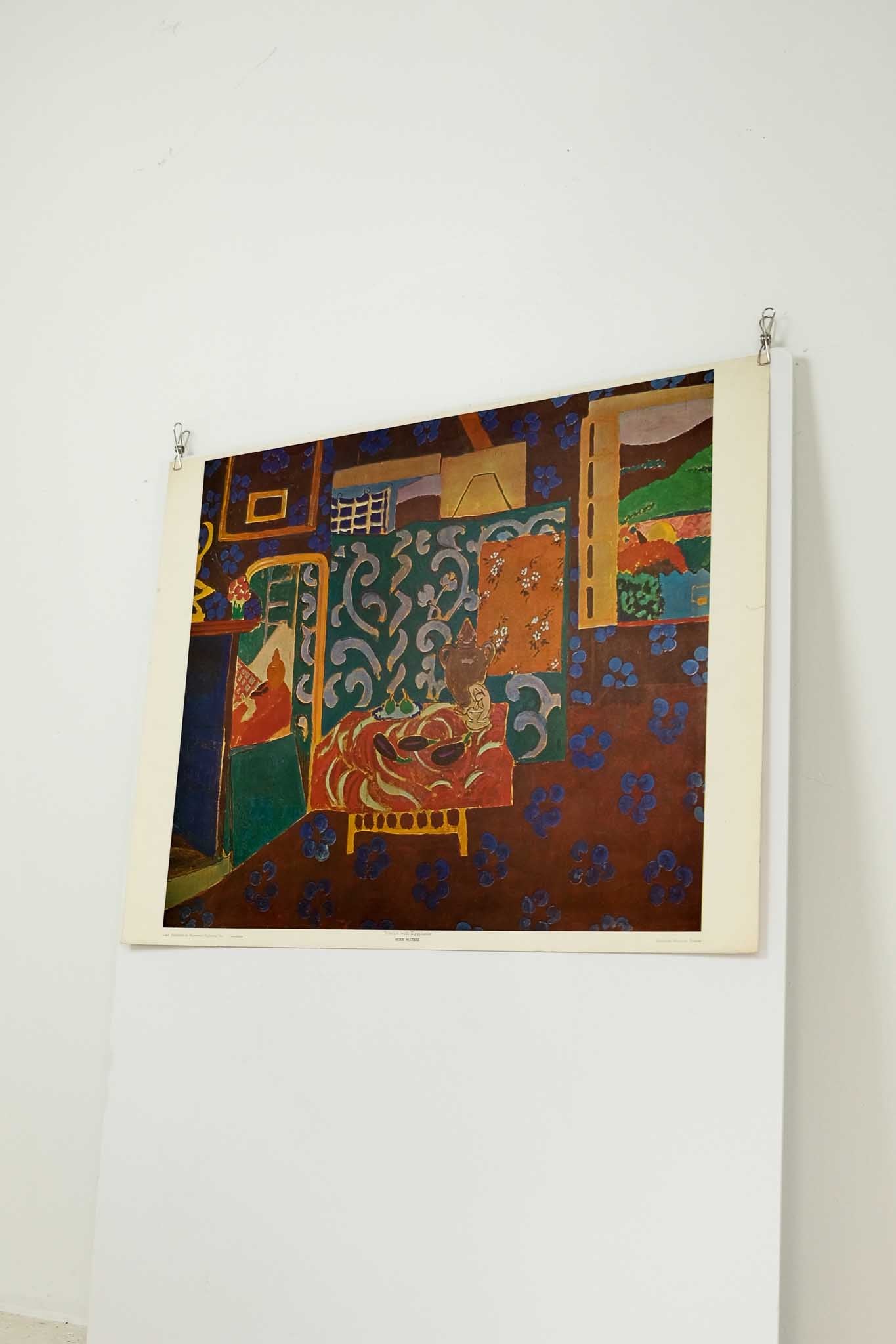 Henri Matisse "Interior with Eggplants" Print