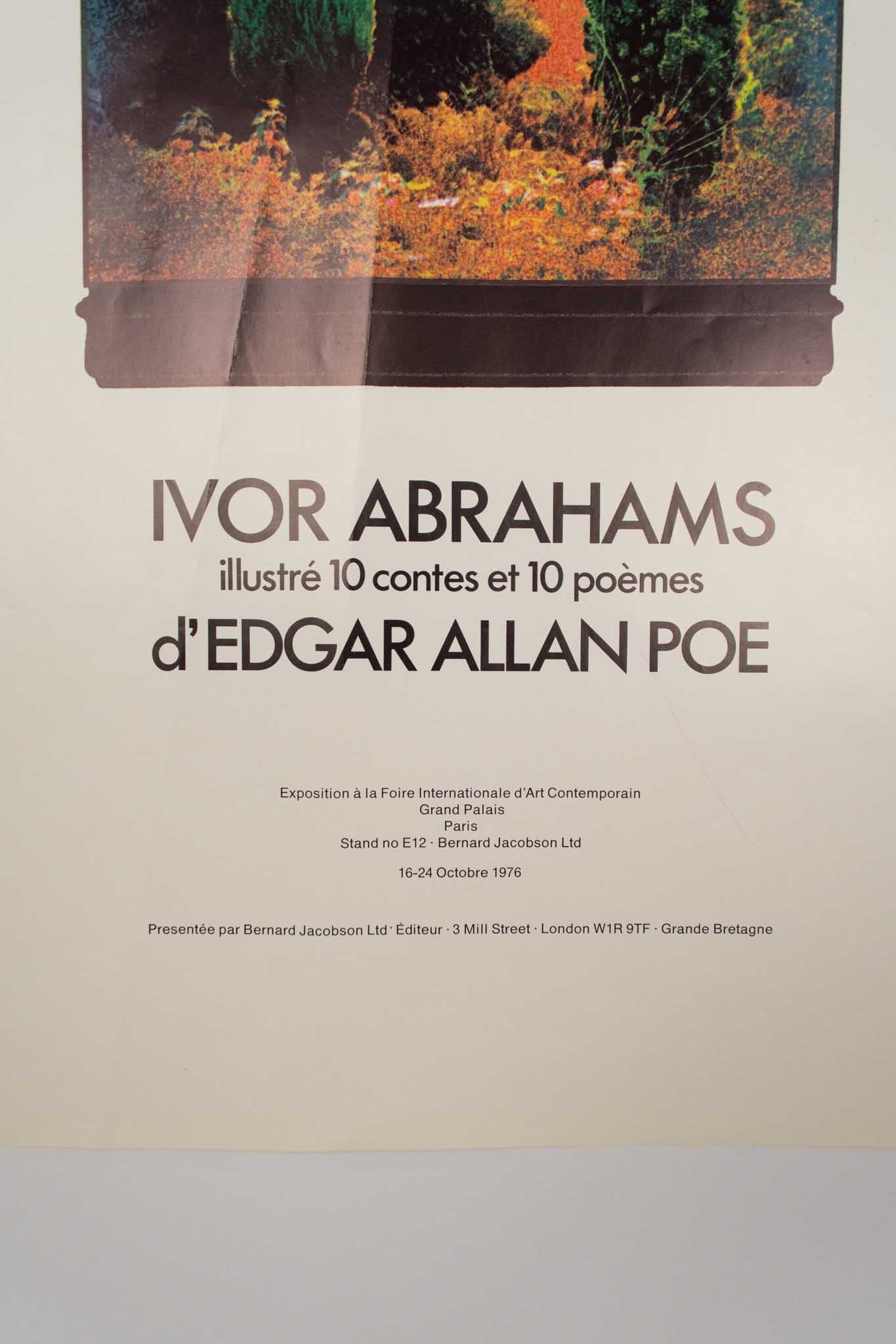Ivor Abrahams "Illustrates 10 Stories and 10 Poems by Edgar Allen Poe" Print