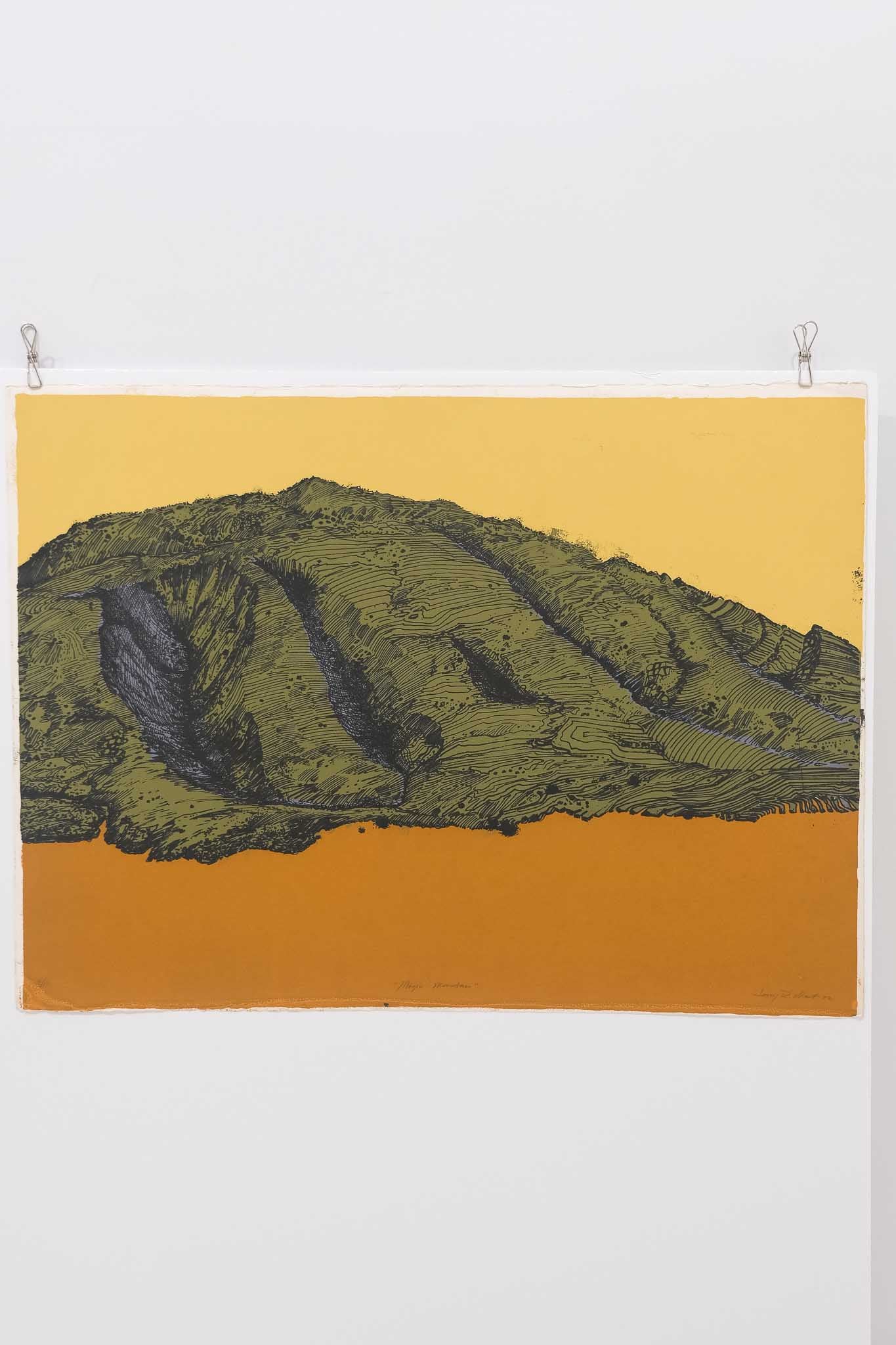 Jenny R West "Magic Mountain" 1972 Print