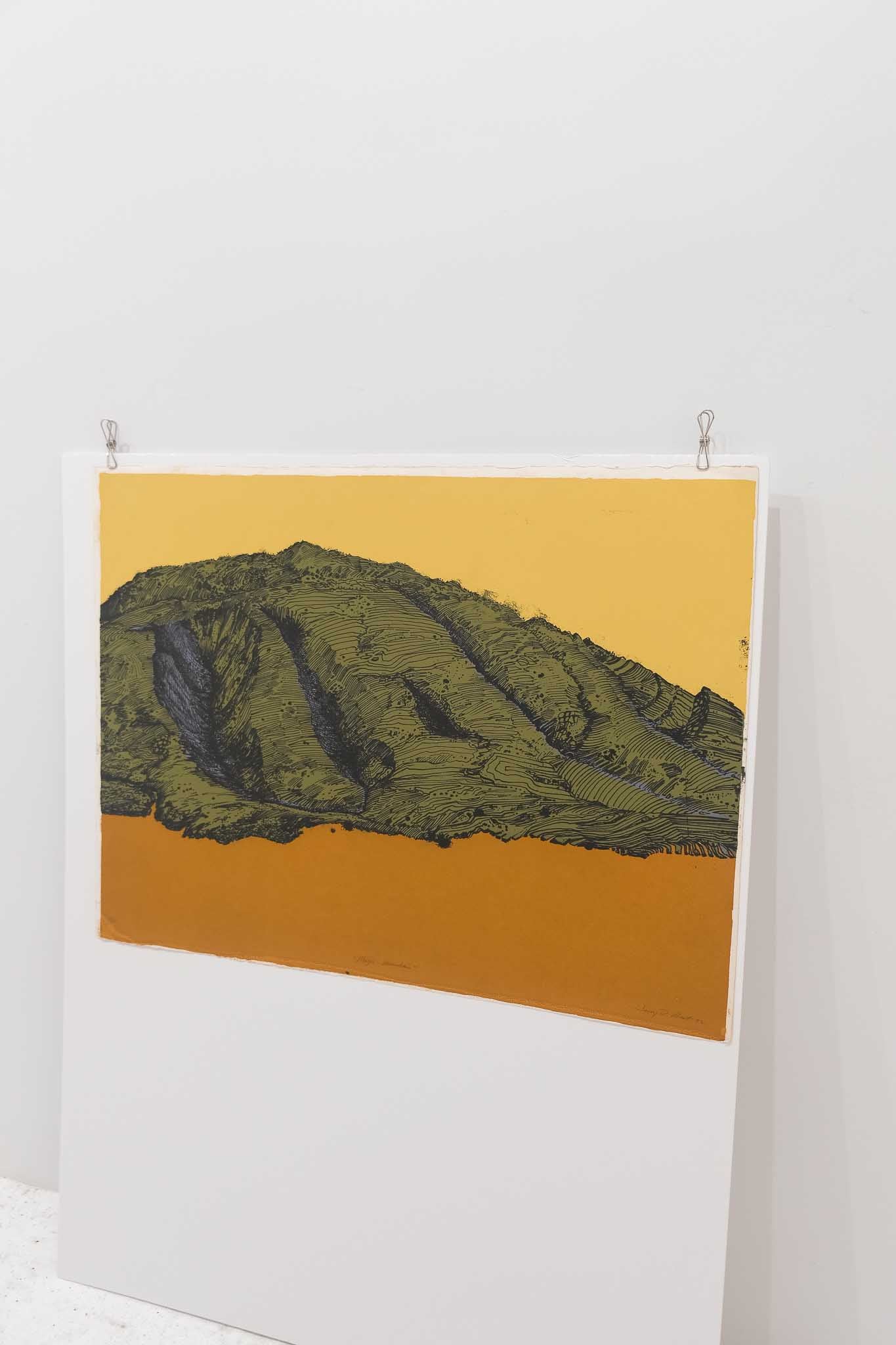Jenny R West "Magic Mountain" 1972 Print