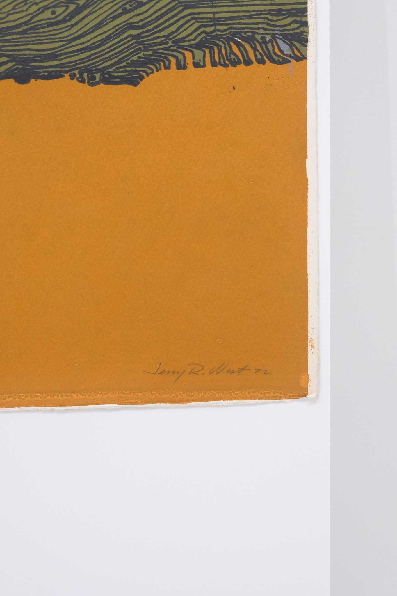 Jenny R West "Magic Mountain" 1972 Print