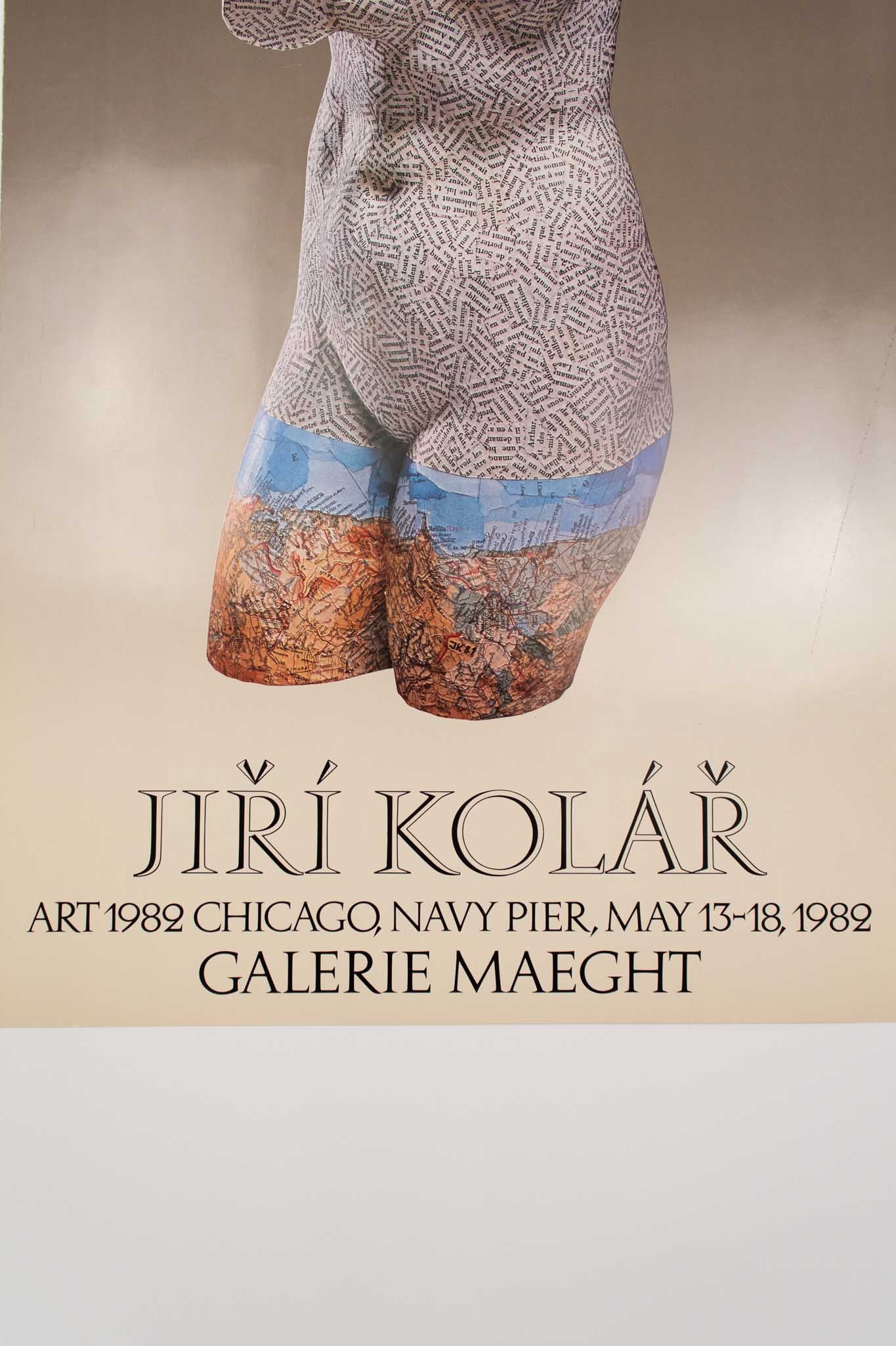 Jiri Kolar 1982 "Galerie Maeght" Print