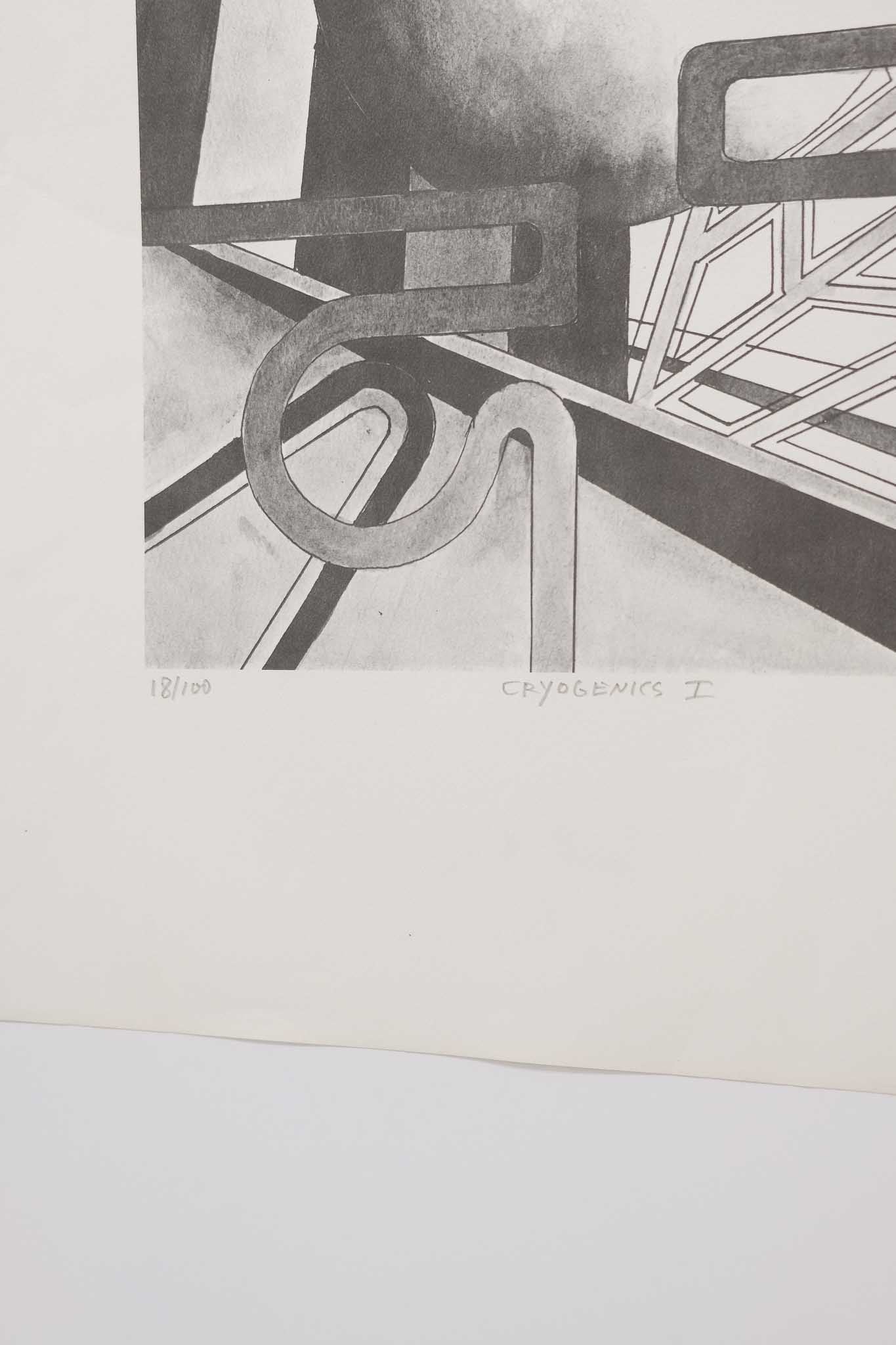 Joachim Hans Themal 1975 "Cryogenics I" Print