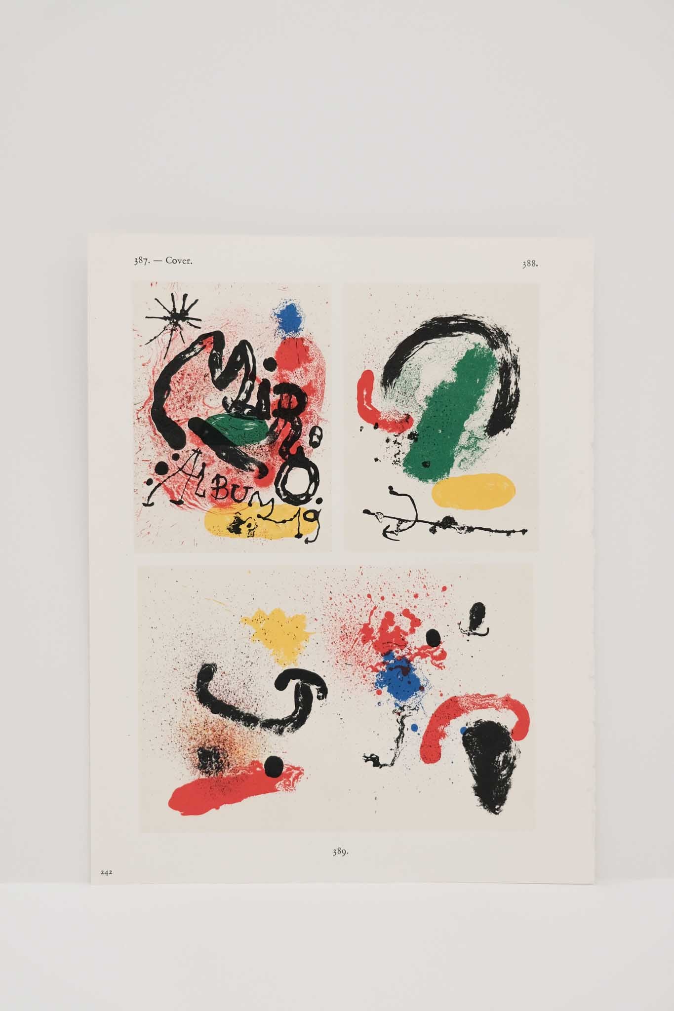 Joan Miro - Engraver Off Set Lithographs - Page 241