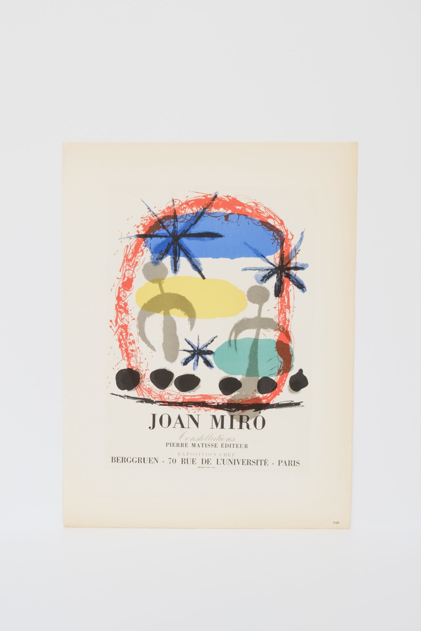 Joan Miro Constellations Exposition Chez Berggruen Page 100