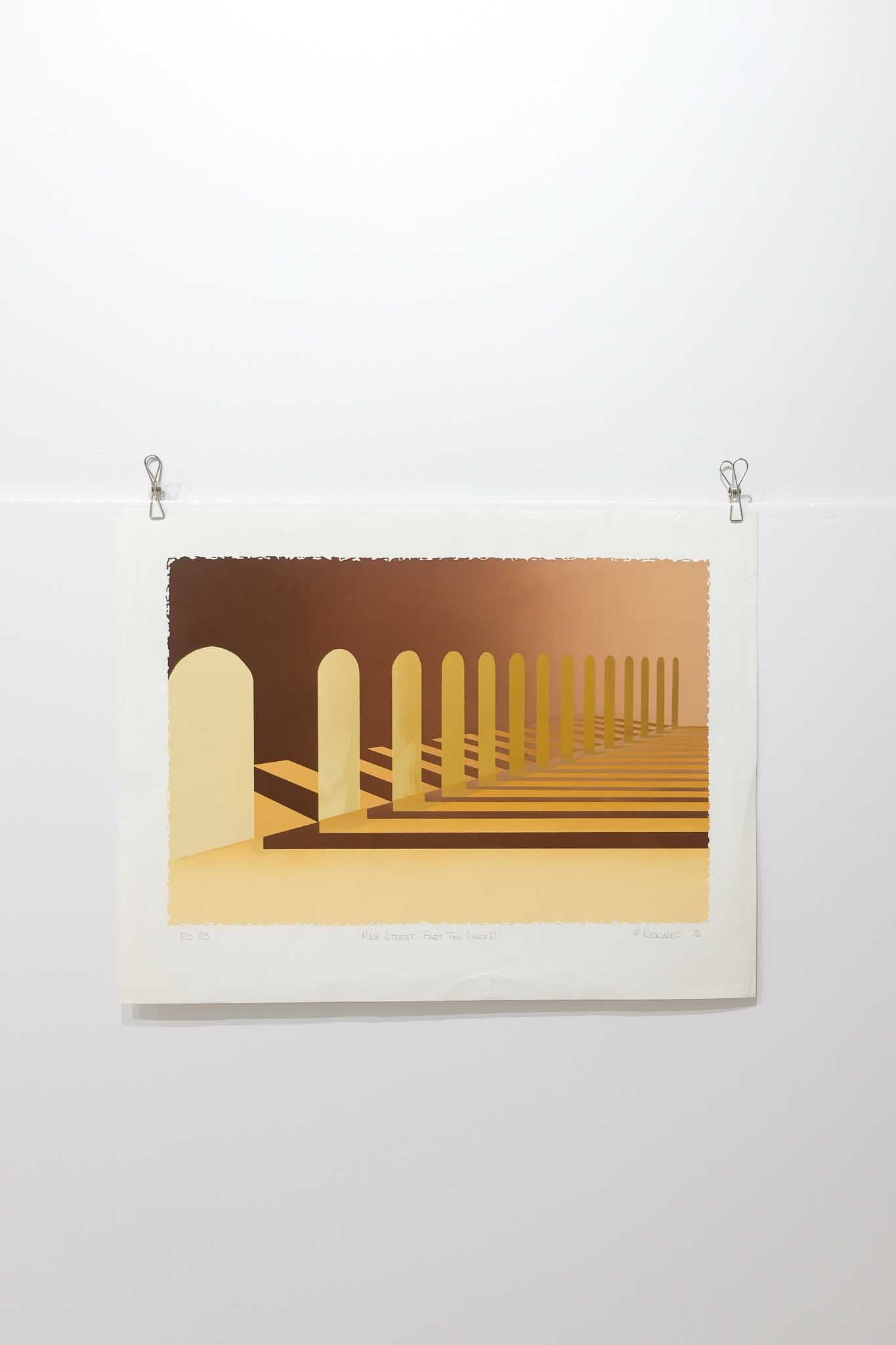 Larry Kirkwood 1976 "Main Street - Part Two" Print