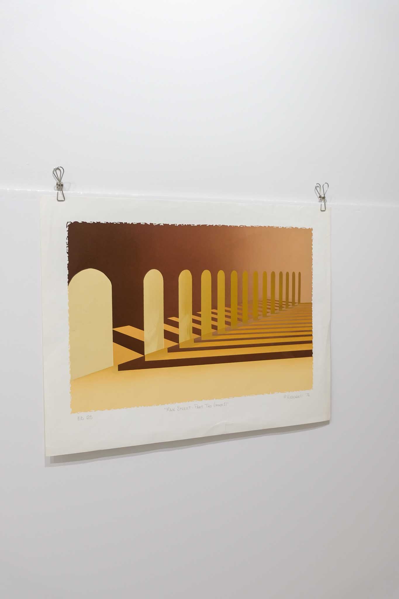 Larry Kirkwood 1976 "Main Street - Part Two" Print