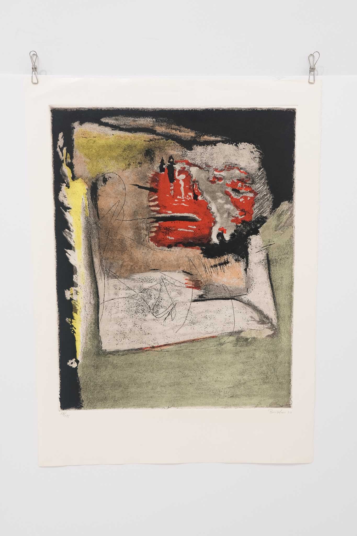 Ligia Brisolara Signed 1990 Etching
