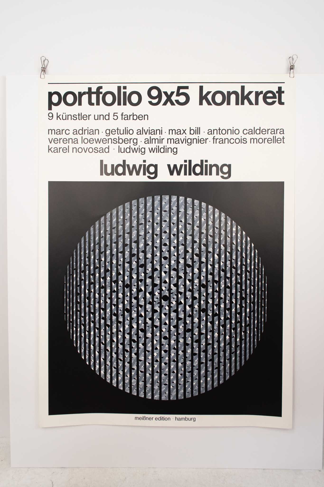 Ludwig Wilding "portfolio 9x5 konkret"  Print