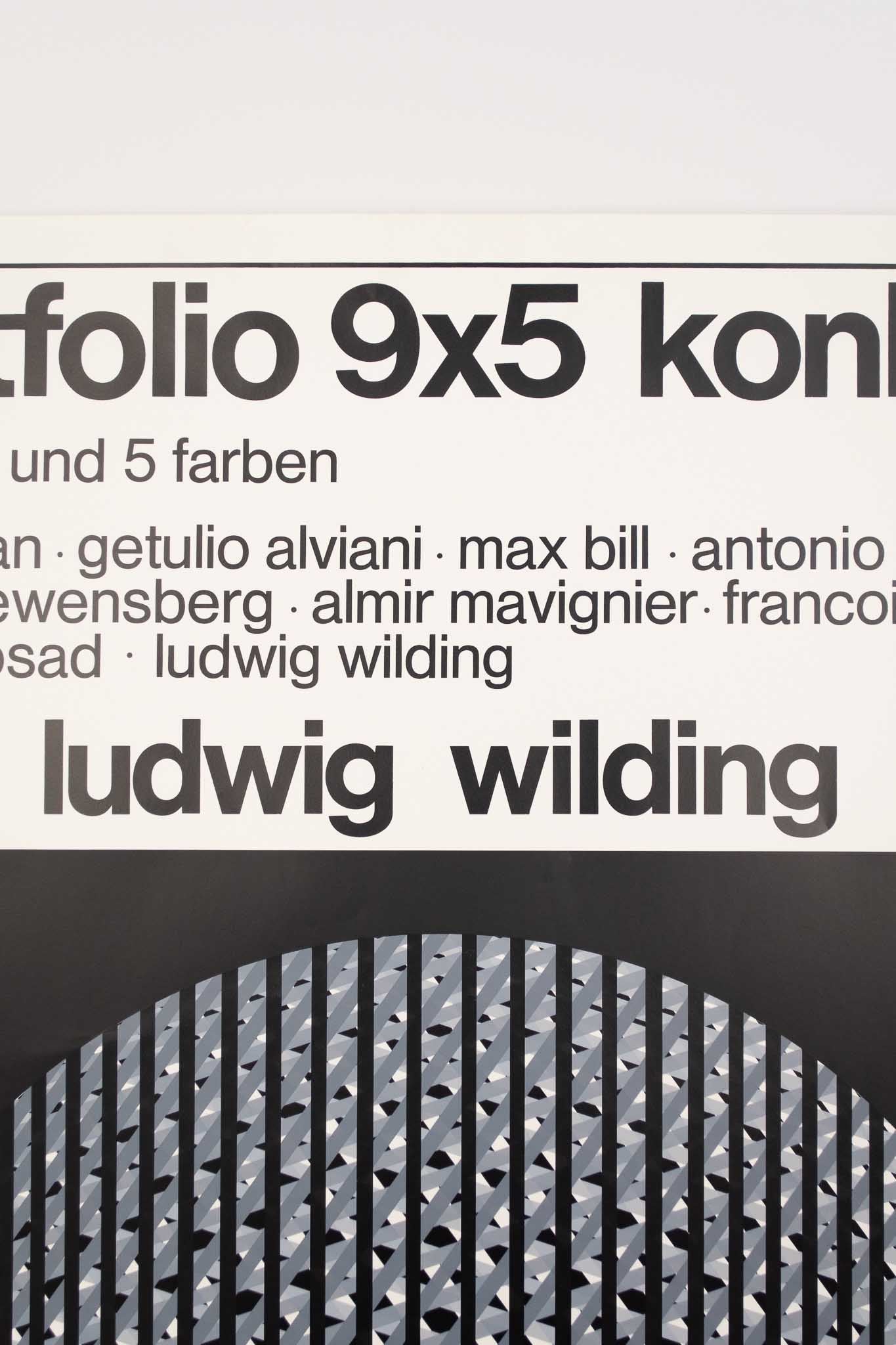Ludwig Wilding "portfolio 9x5 konkret"  Print