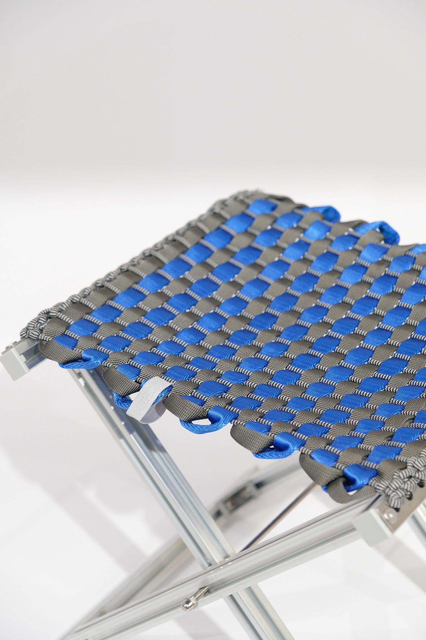 MAZHA Stool/ Electric Blue + Slate