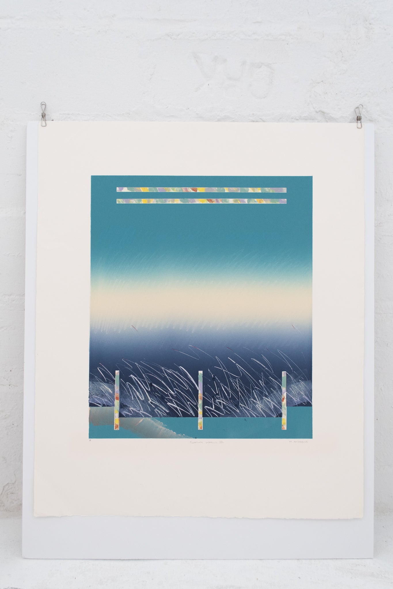 M Andrews "Floating World I" Lithograph Print