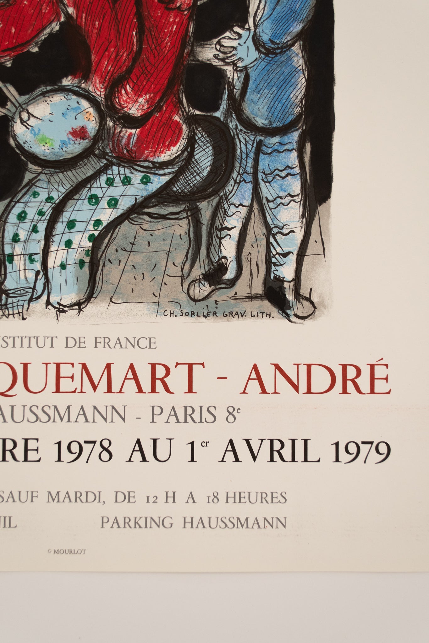 Marc Chagall Musee Jacquemart-Andre 1978-79 Lithograph Print