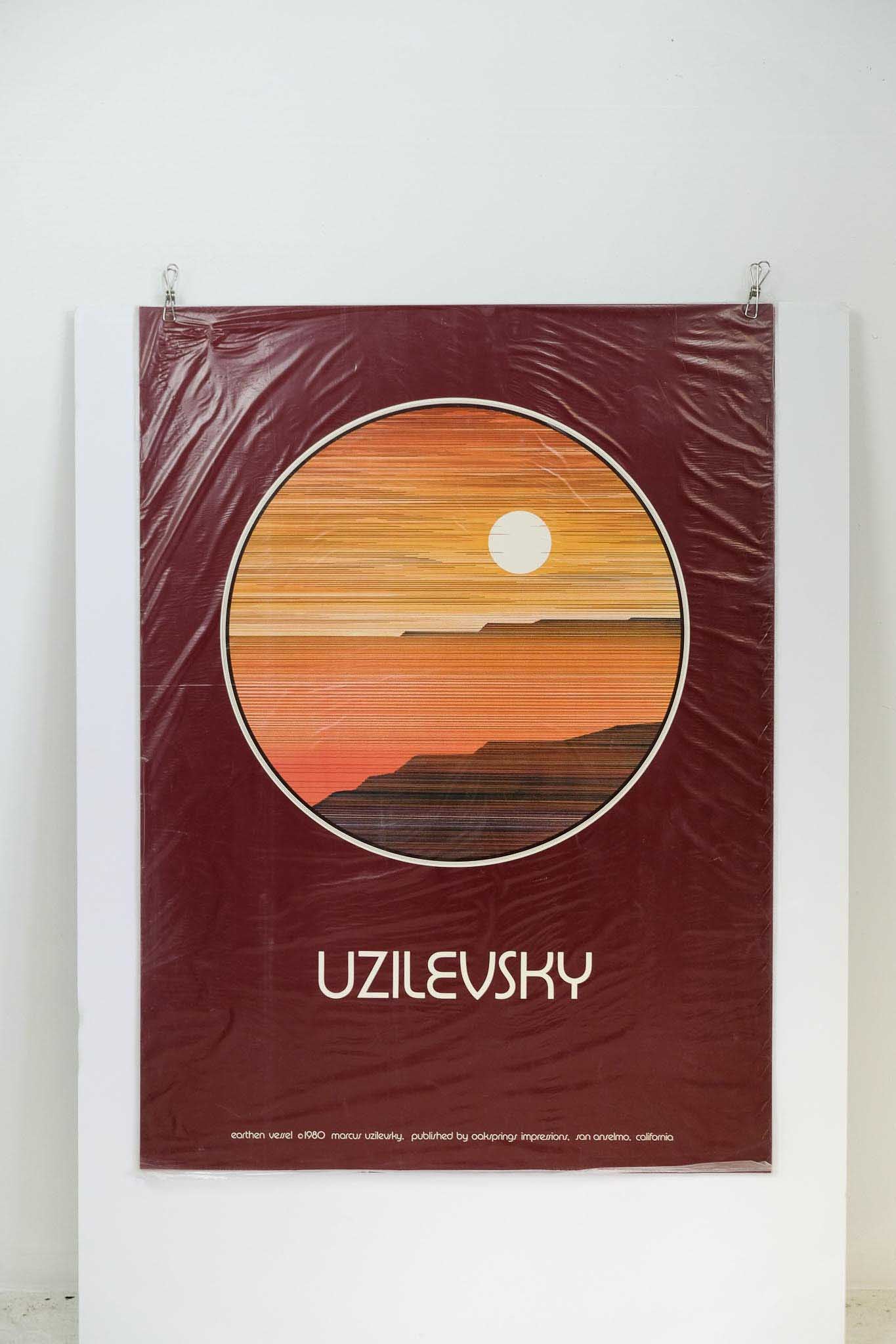 Marcus Uzilevsky "Earthen Vessel" 1980 Serigraph Print