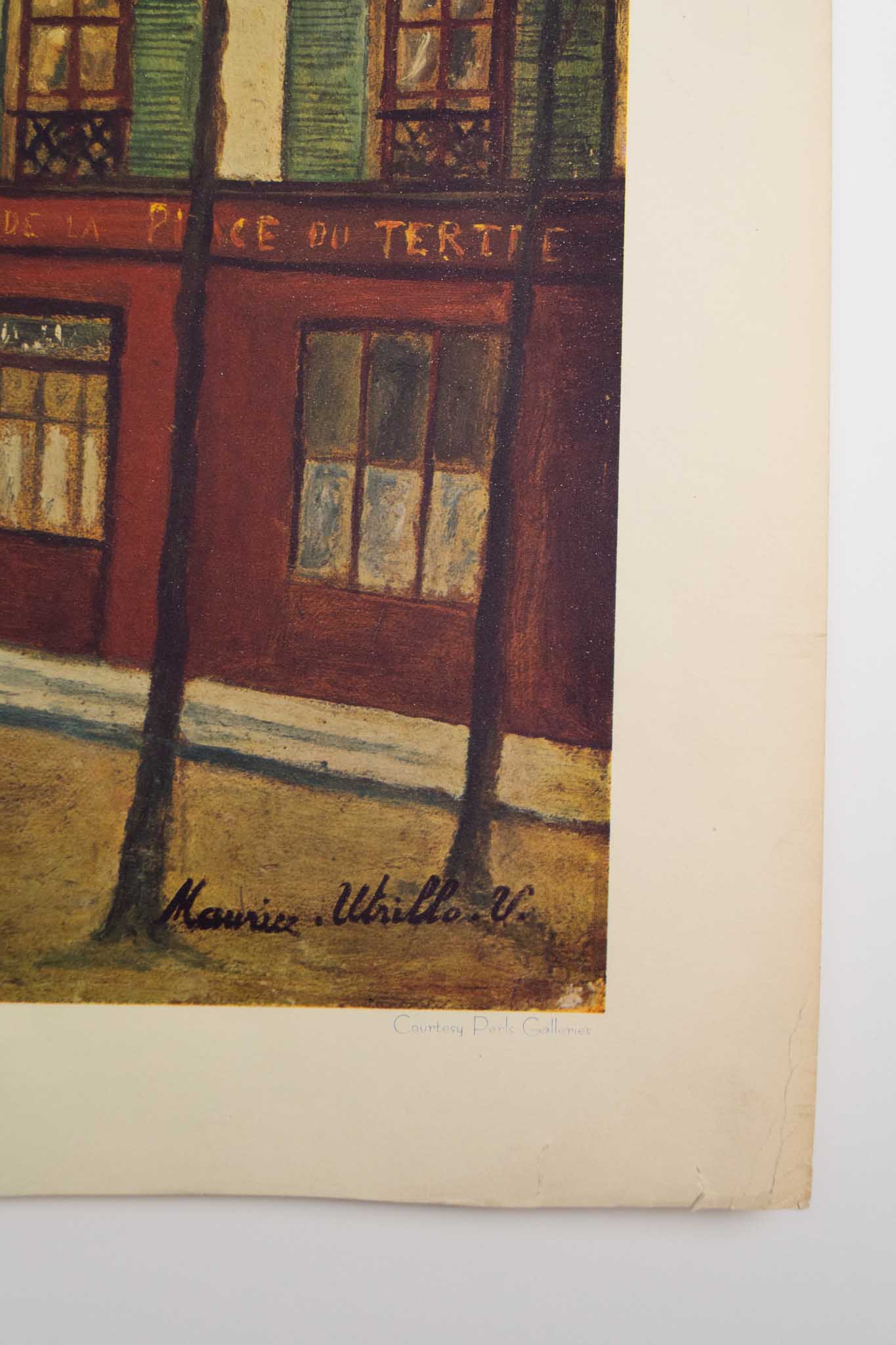 Maurice Willows "La Place Du Tertre" Print